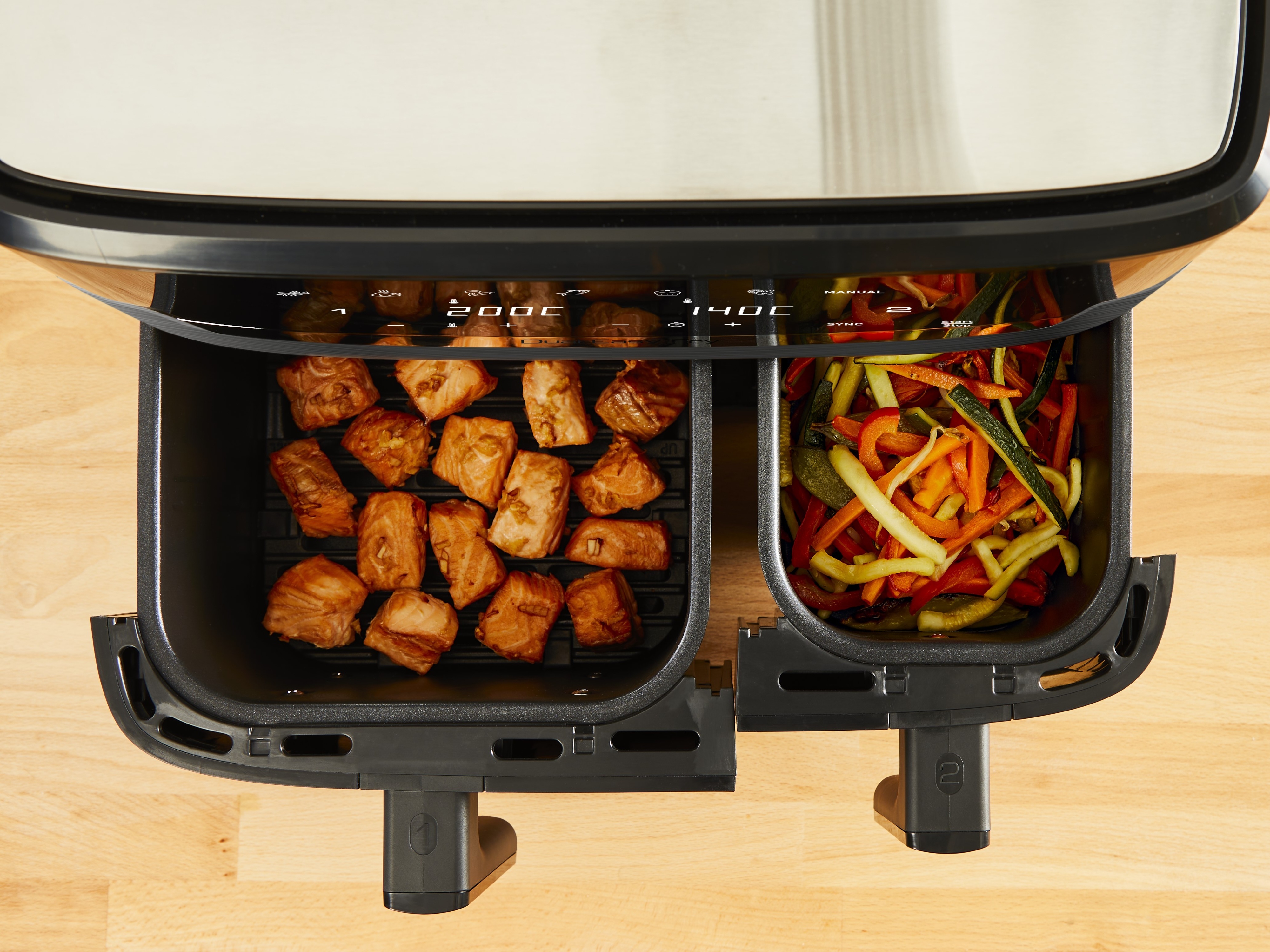 OBH Nordica Dual Easy Fry & Grill -airfryer, 8,3 l