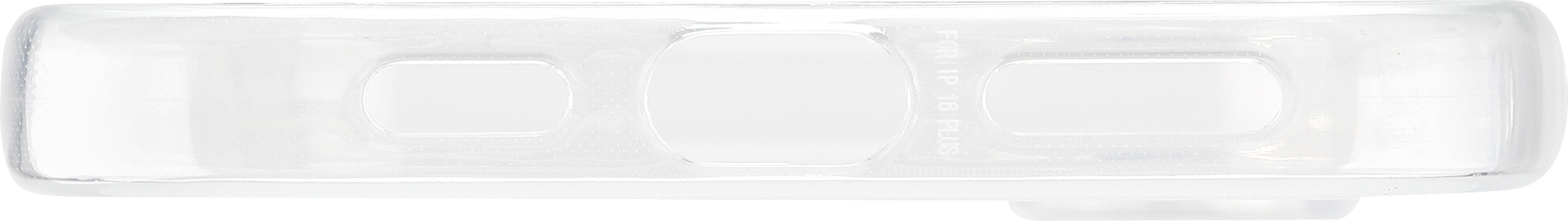 Fonekit silikonisuoja, iPhone 16 Plus, läpinäkyvä