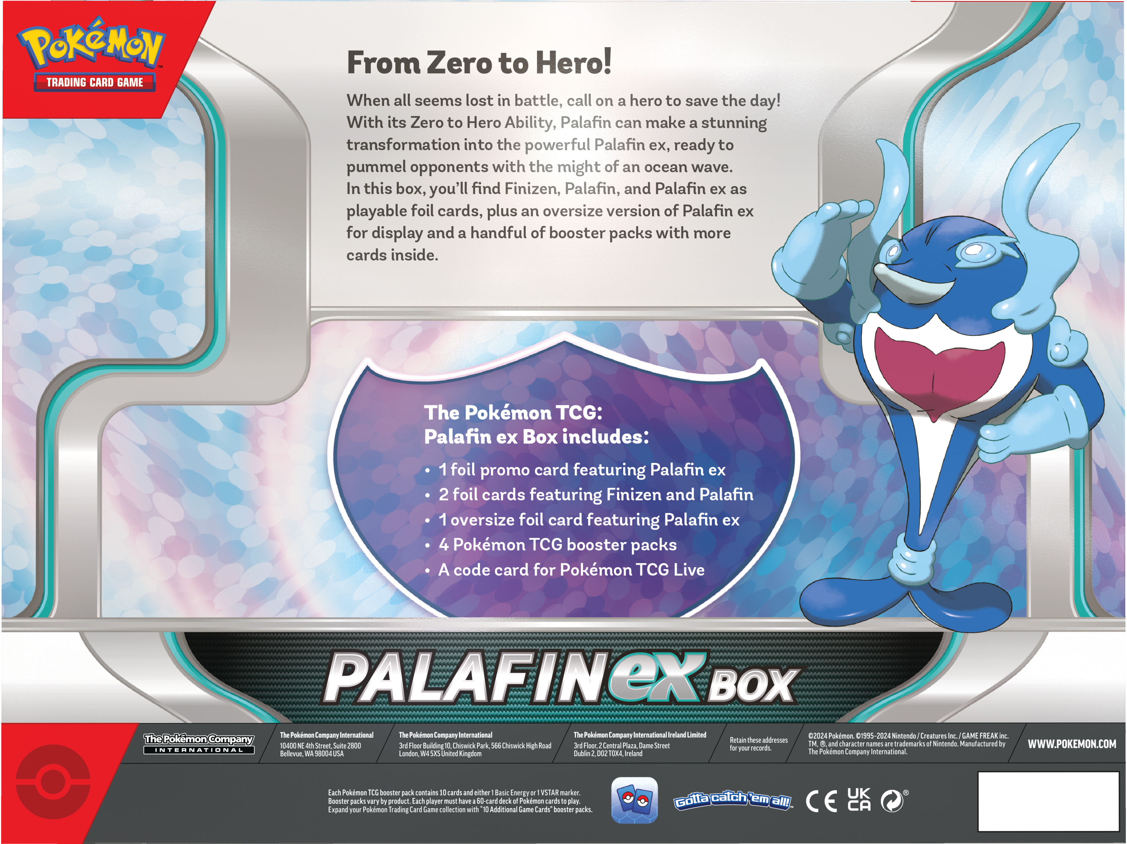 Pokemon TCG: Palafin EX Box -keräilykorttisetti