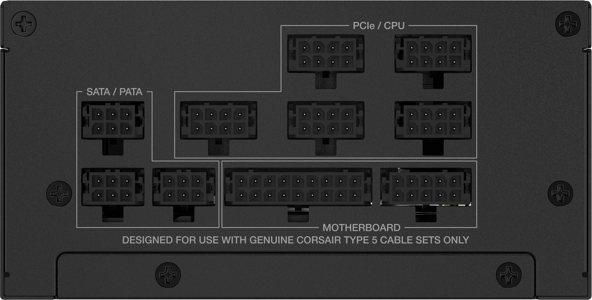 Corsair SF850 (2024), 80 PLUS Platinum SFX-virtalähde, 850 W