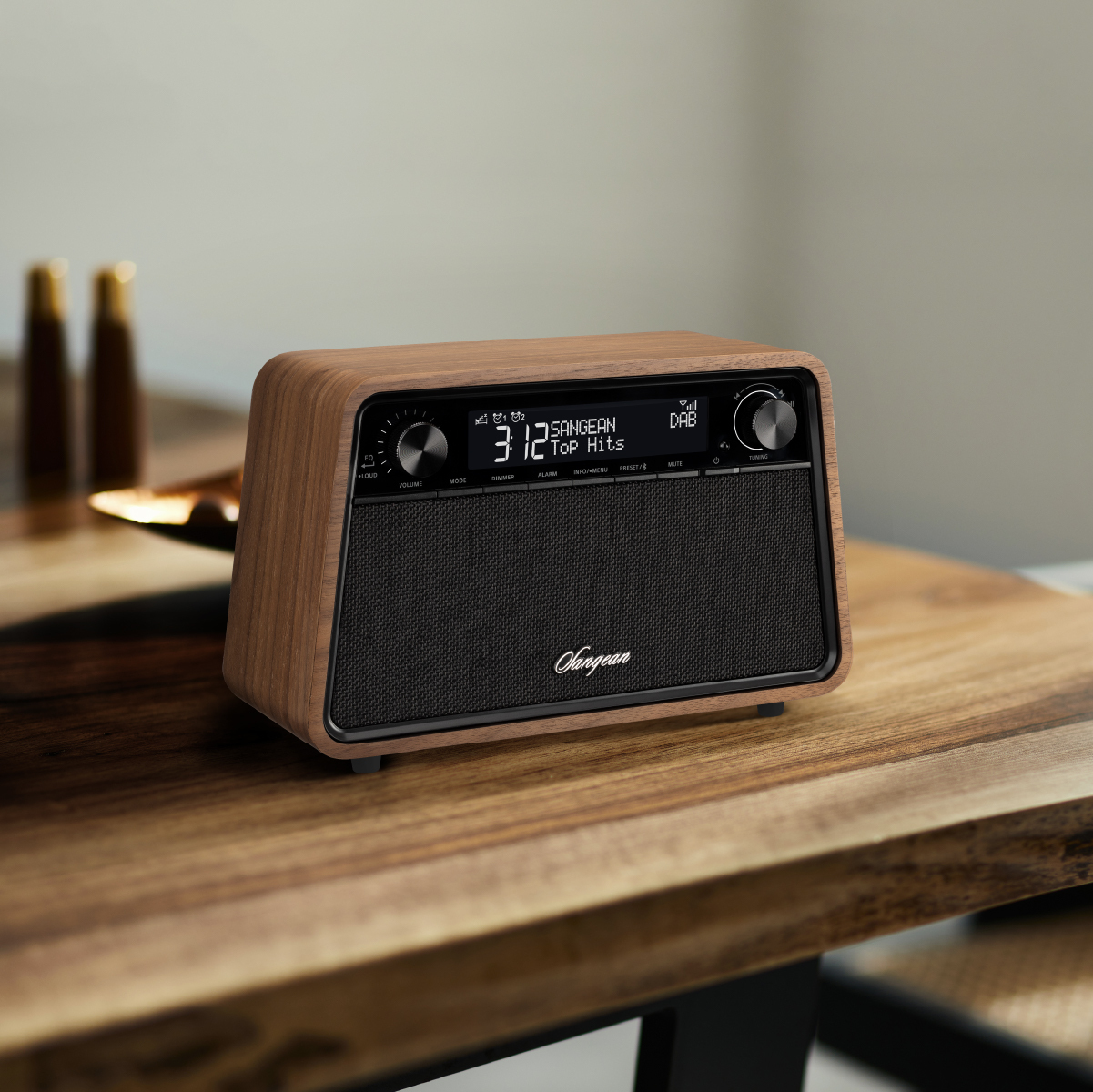 Sangean WR-101 pöytäradio, Bluetooth, vaalea tammi