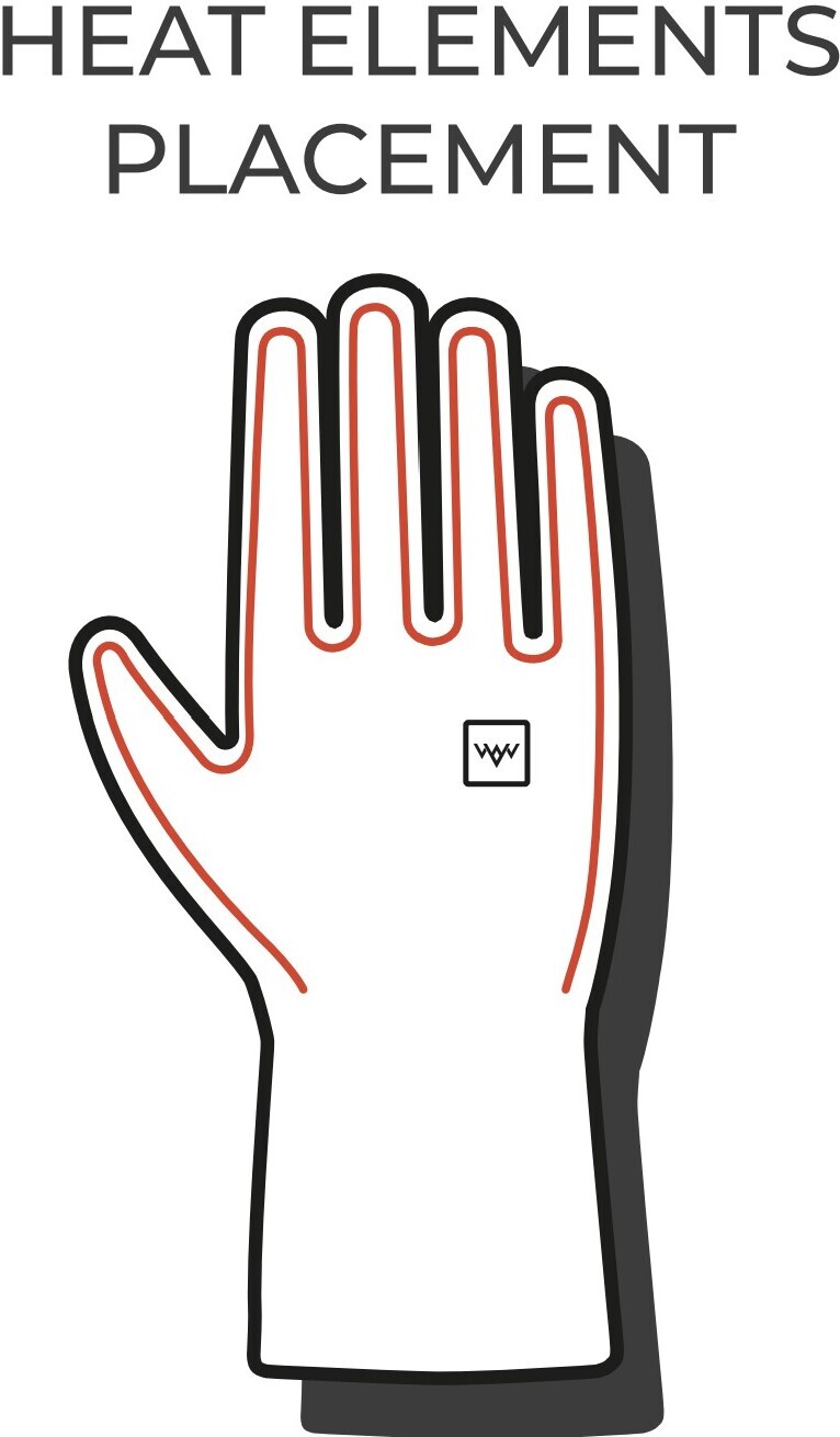 HeatX Heated Everyday Gloves -käsineet, L