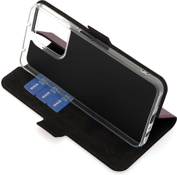 Wave BookCase -suojakotelo, Honor 200 Smart, musta