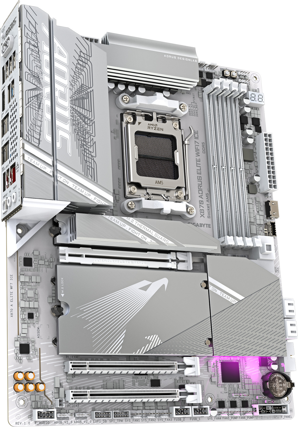 Gigabyte X870 AORUS ELITE WF7 ICE ATX -emolevy