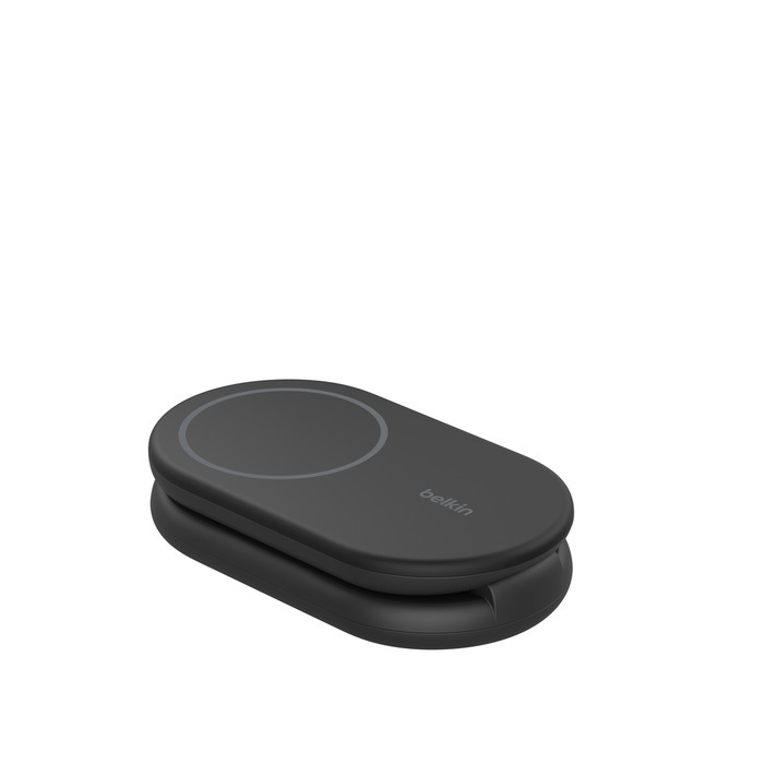 Belkin BoostCharge 2 in 1 magneettinen taitettava laturi, musta