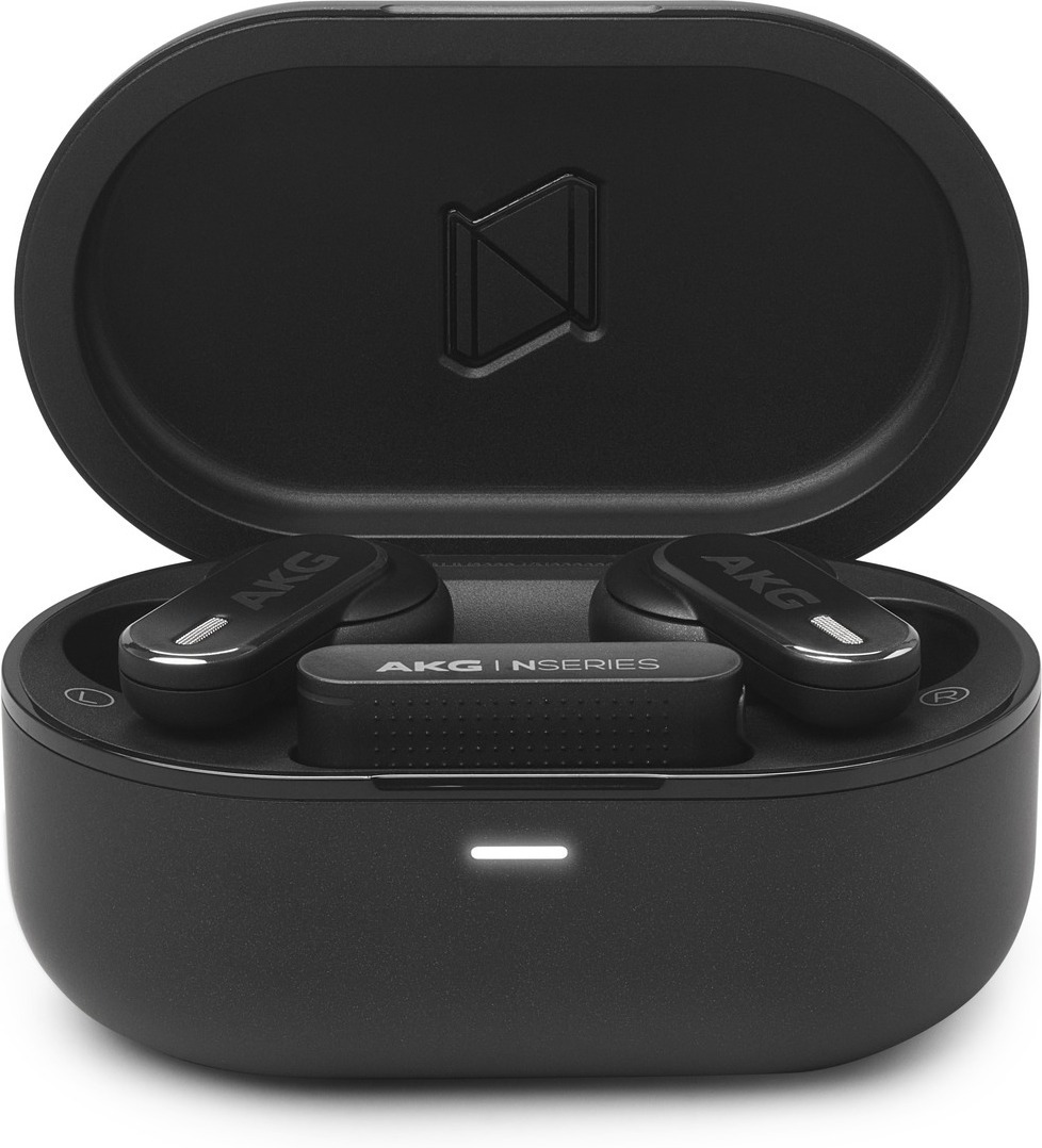 AKG N5 Hybrid nappikuulokkeet aktiivisella melunvaimennuksella, musta