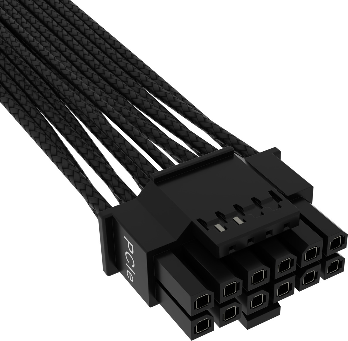 Corsair Premium Individually Sleeved 12+4pin PCIe Gen 5 12VHPWR 600W -kaapeli, musta