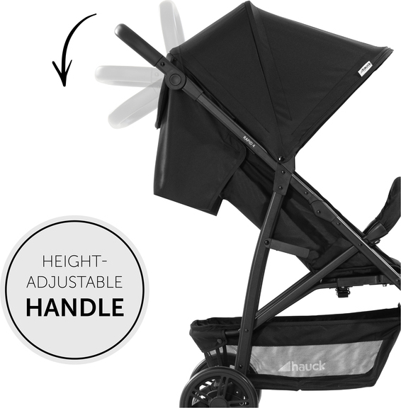 Hauck Rapid 4 -rattaat, Black