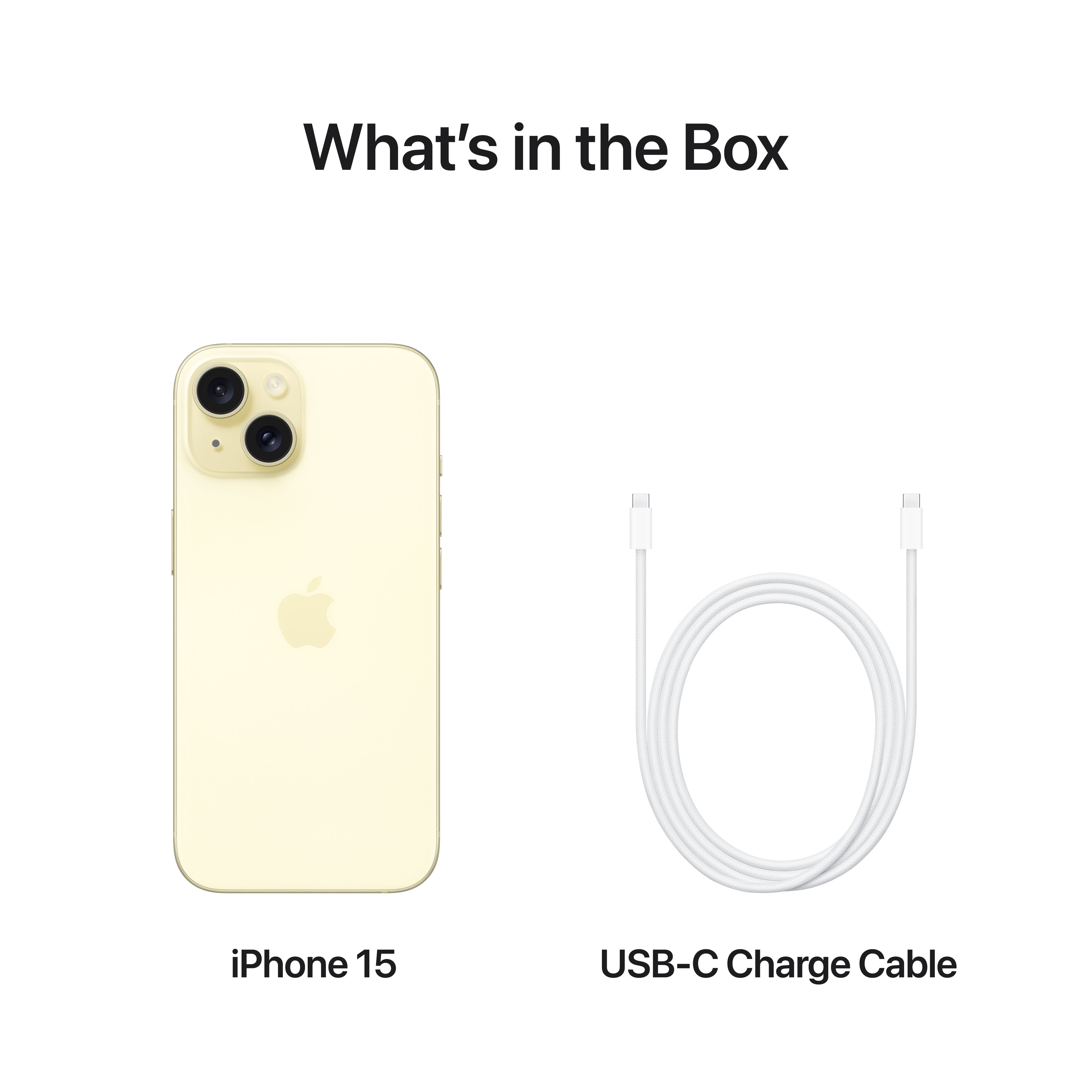 Apple iPhone 15 128 Gt -puhelin, keltainen (MTP23)