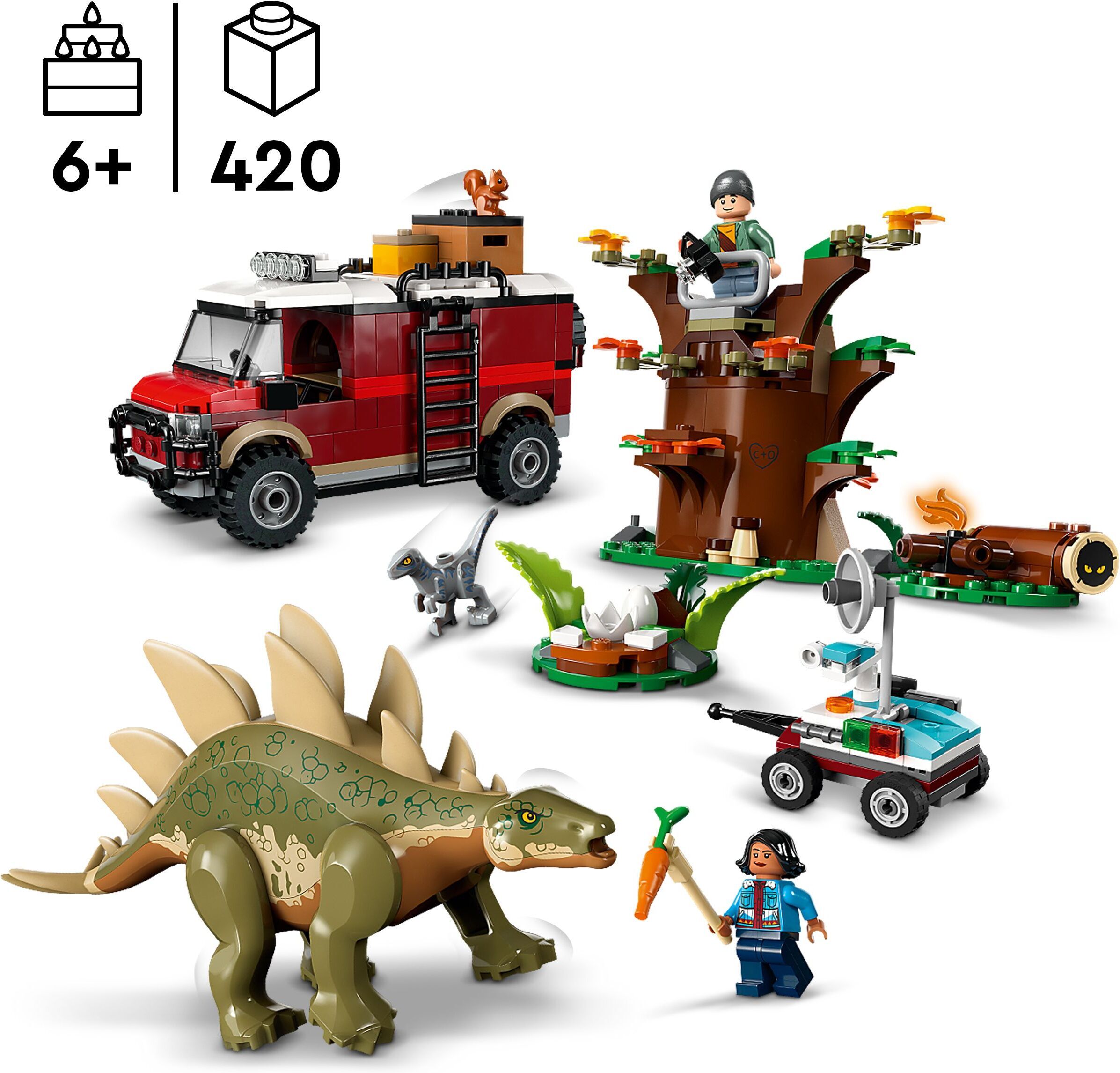 LEGO Jurassic World 76965  - Dinosaurus-operaatiot: Stegosaurus
