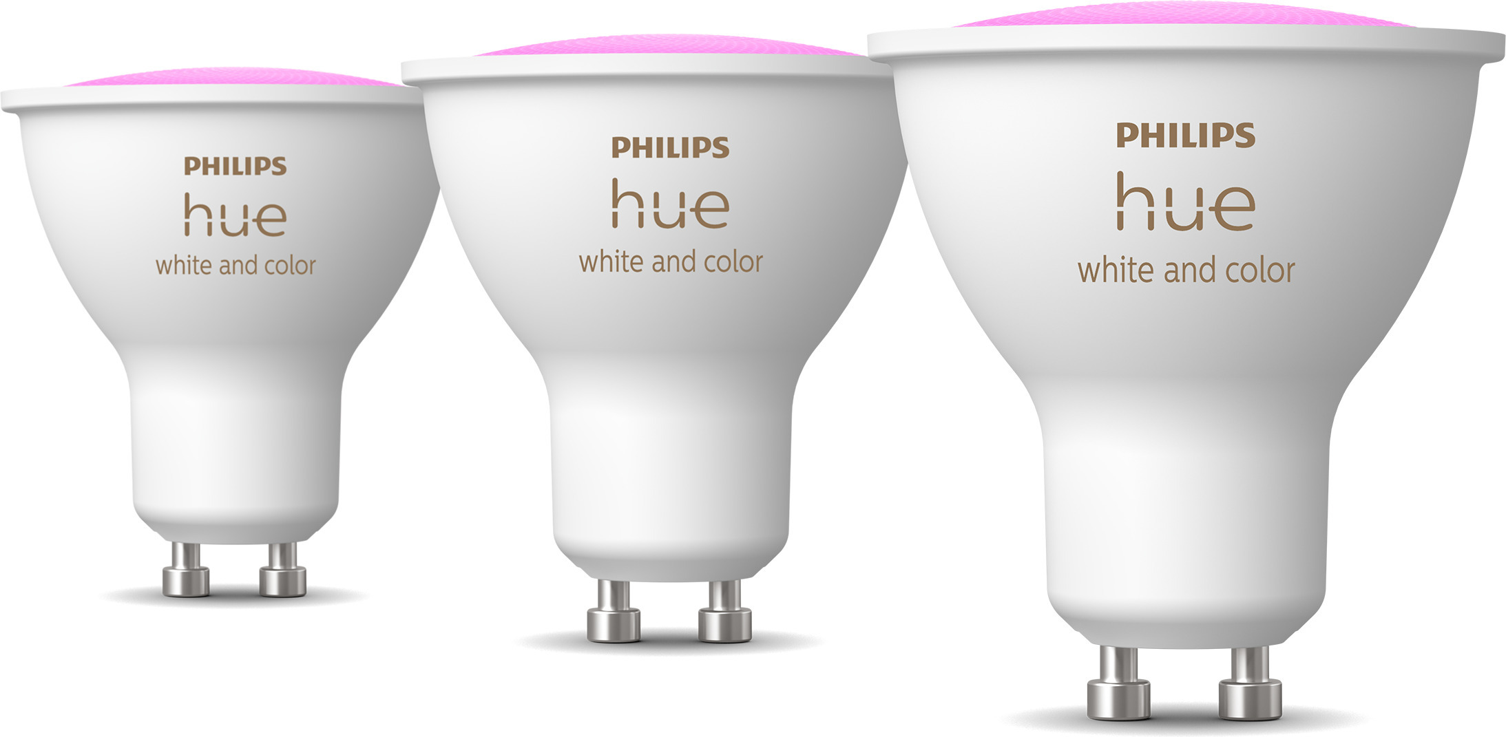 Philips Hue -LED-älylamppu, BT, White, GU10, 4,2 W, 2-pack