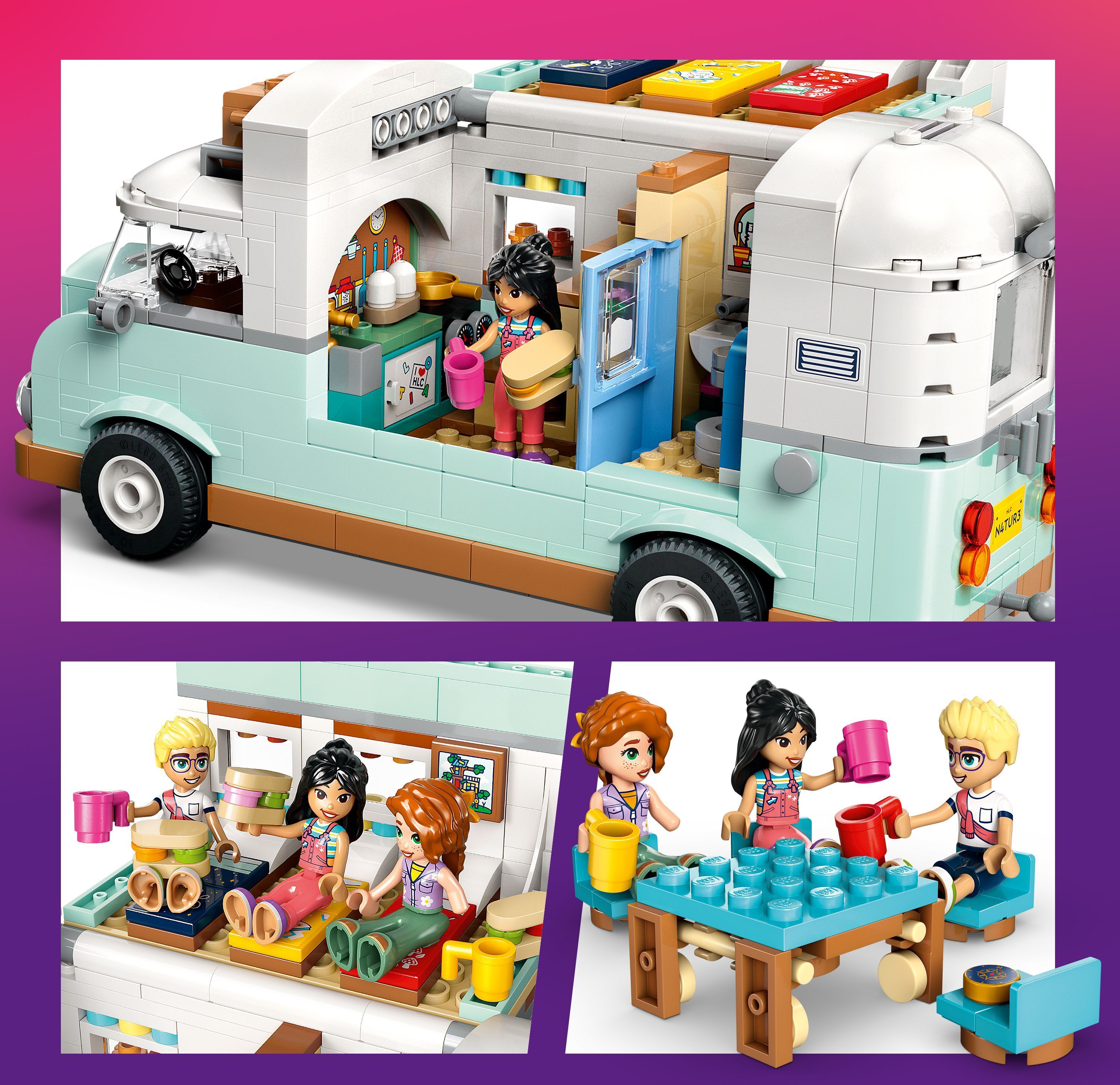 LEGO Friends 42663 – Ystävien seikkailu matkailuautolla