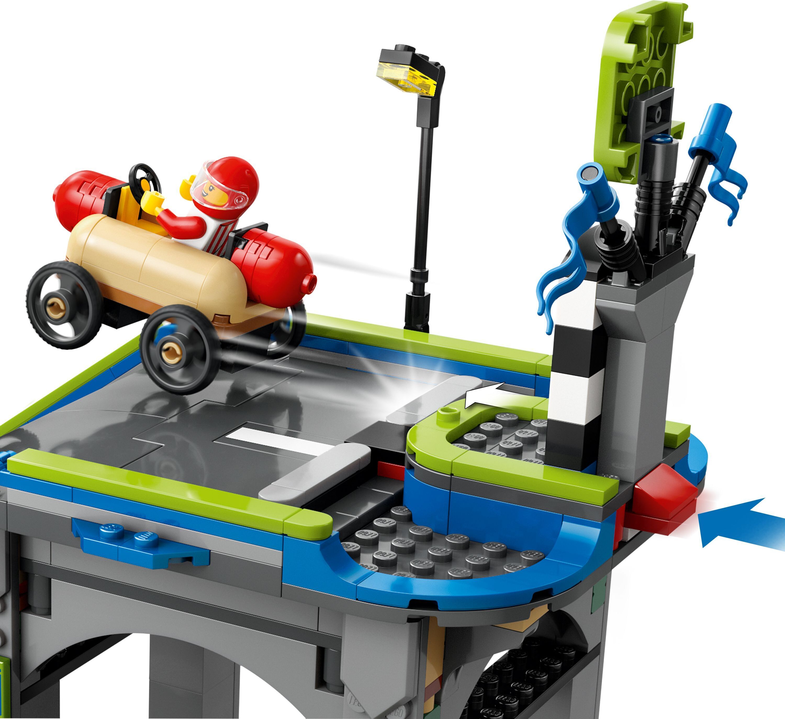 LEGO City 60460 – Ei rajoja: Kilpa-autojen ramppirata