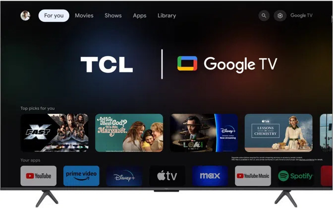 TCL 65" C75B – 4K QLED Google TV