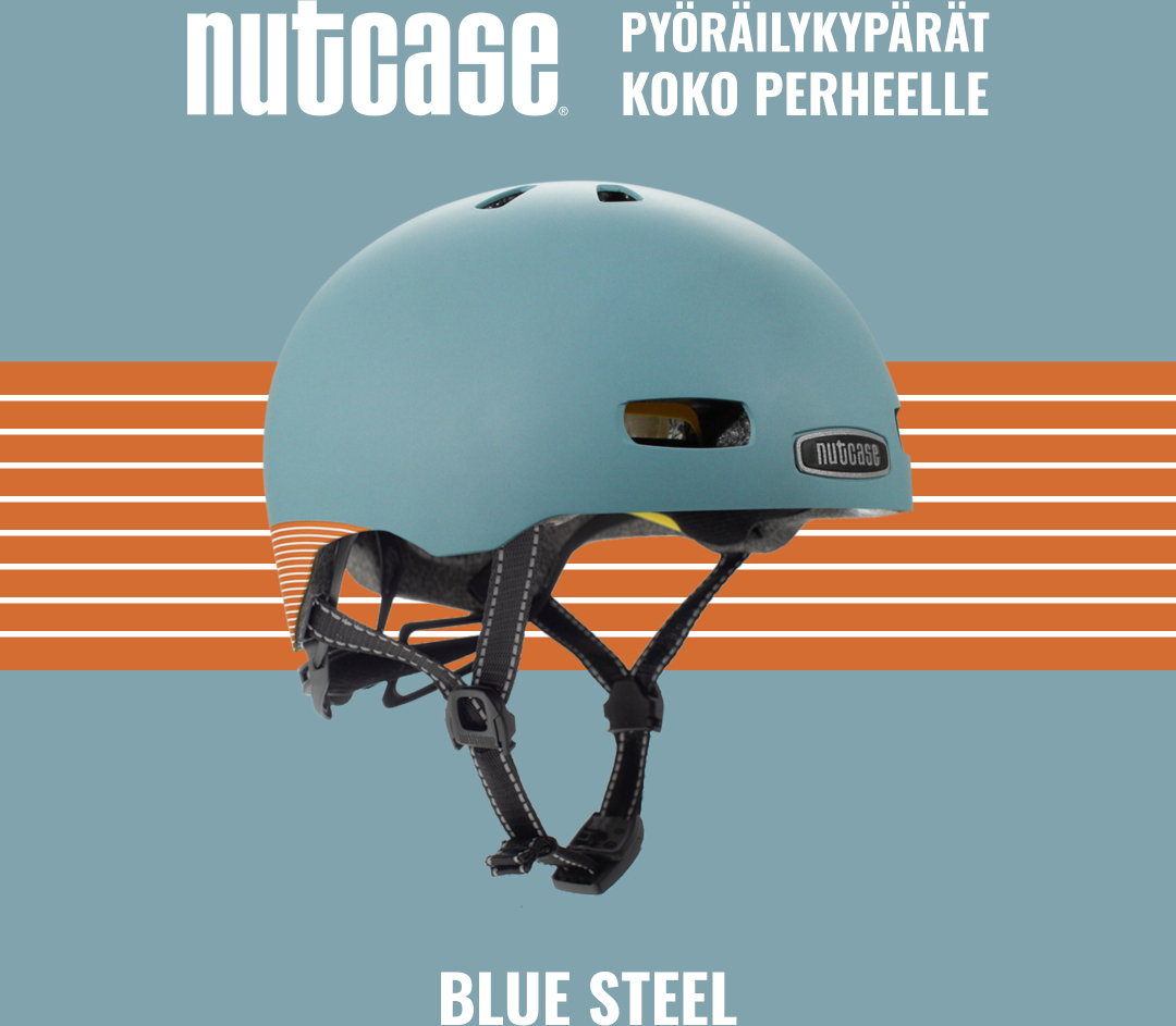 Nutcase Street Blue Steel Mips pyöräilykypärä, M