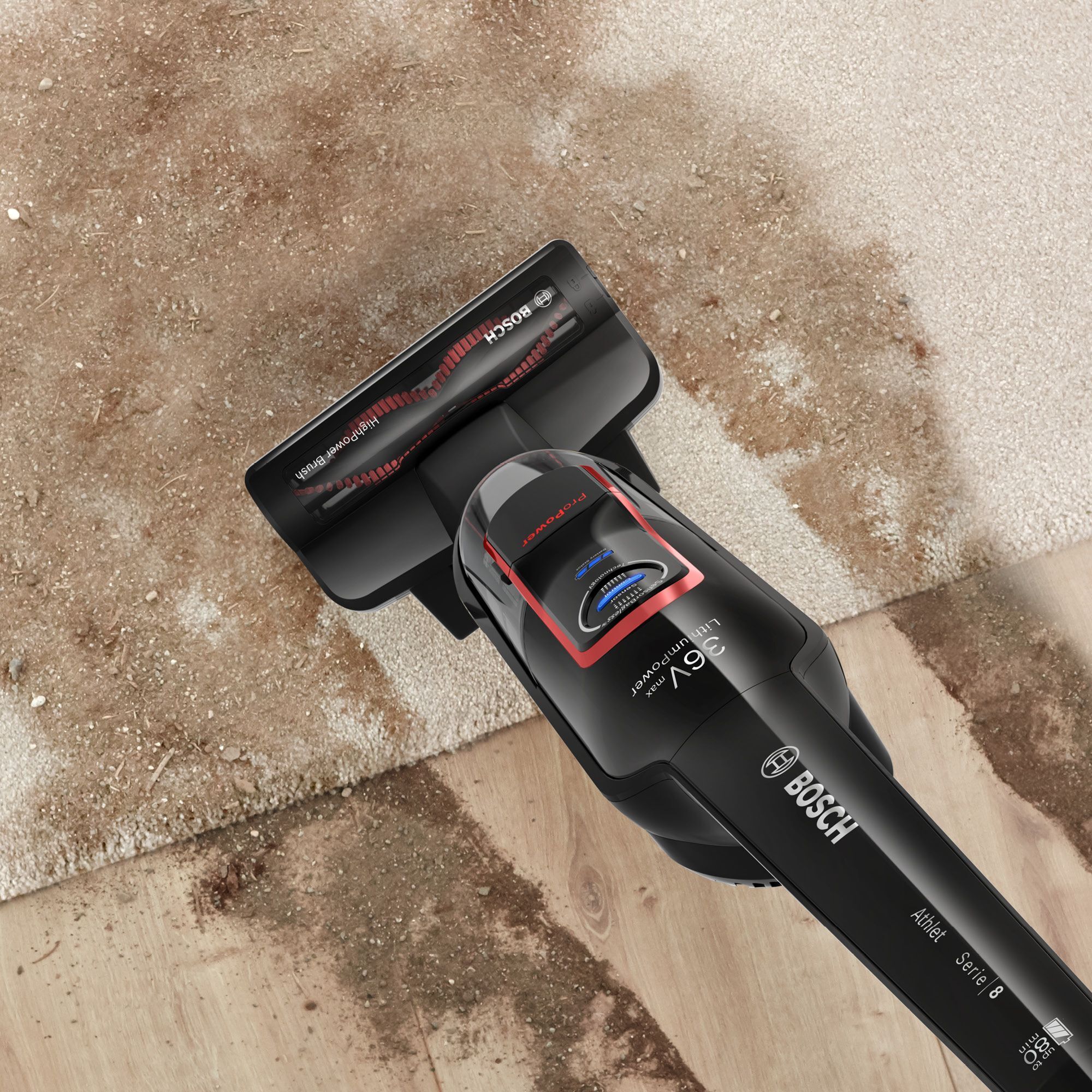 Bosch Serie 8 Athlet ProPower BBH87POW1 -johdoton imuri