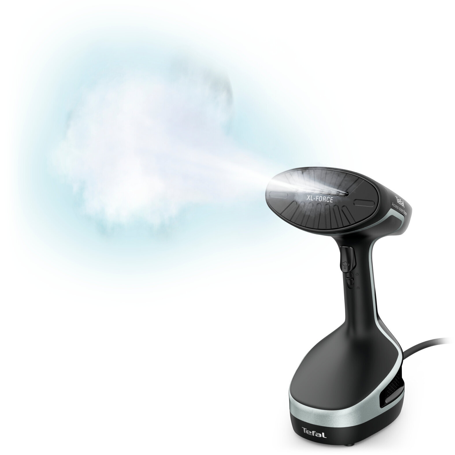 Tefal Access Steam Force -vaatehöyrystin, musta
