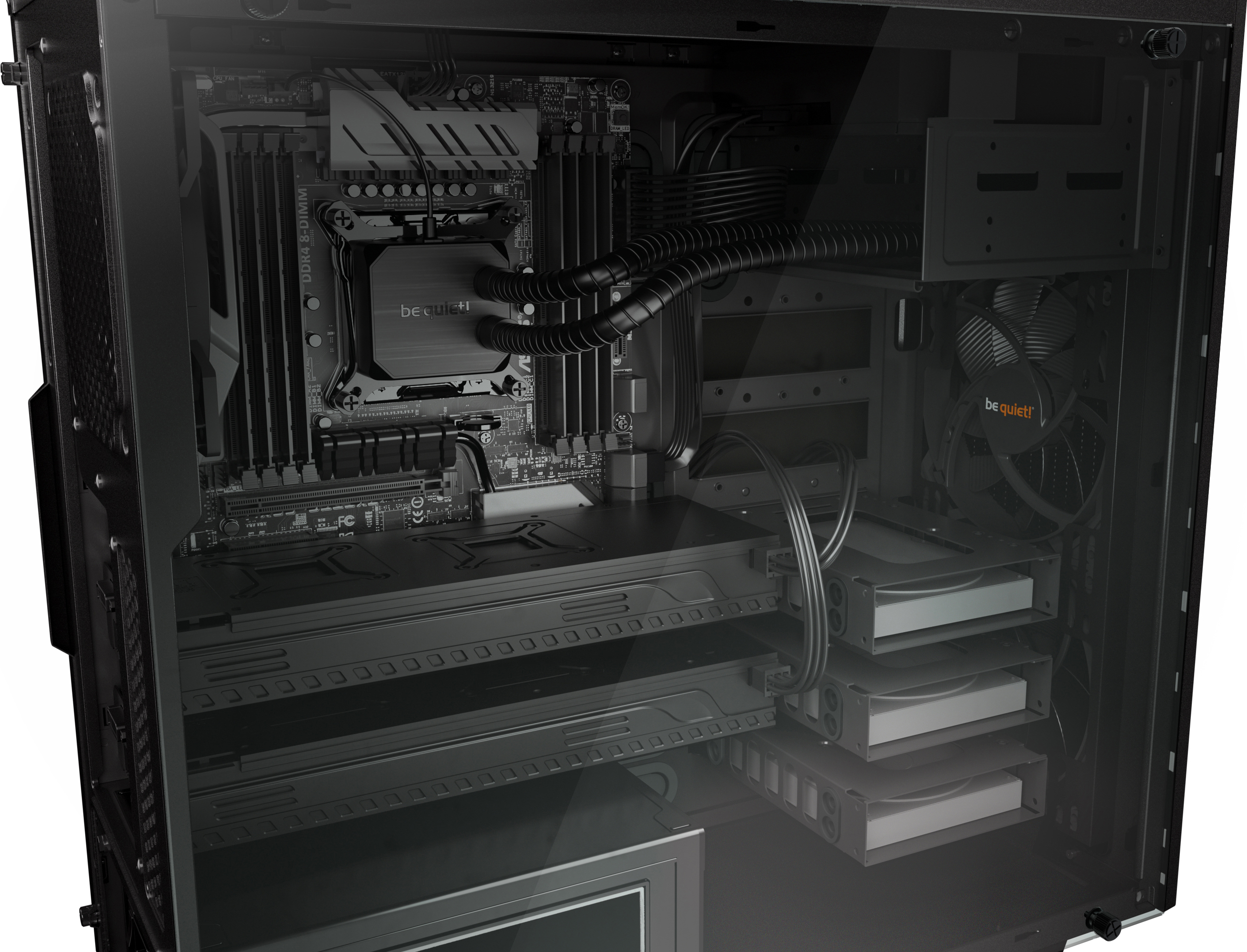 be quiet! Pure Base 500DX ATX-kotelo ikkunalla, musta