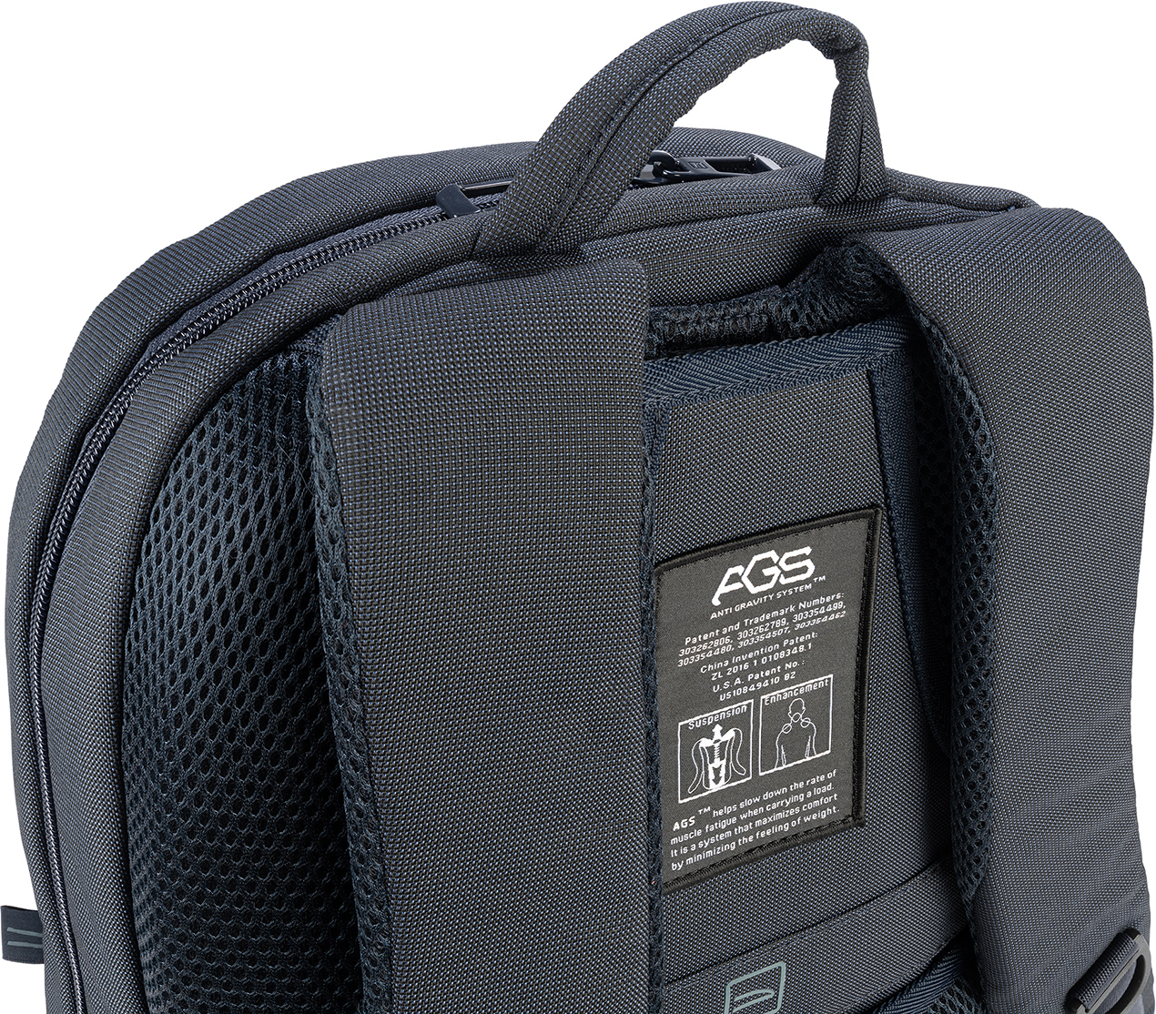 Tucano Binario Gravity AGS -tietokonereppu 15,6" kannettavalle tietokoneelle, tummansininen