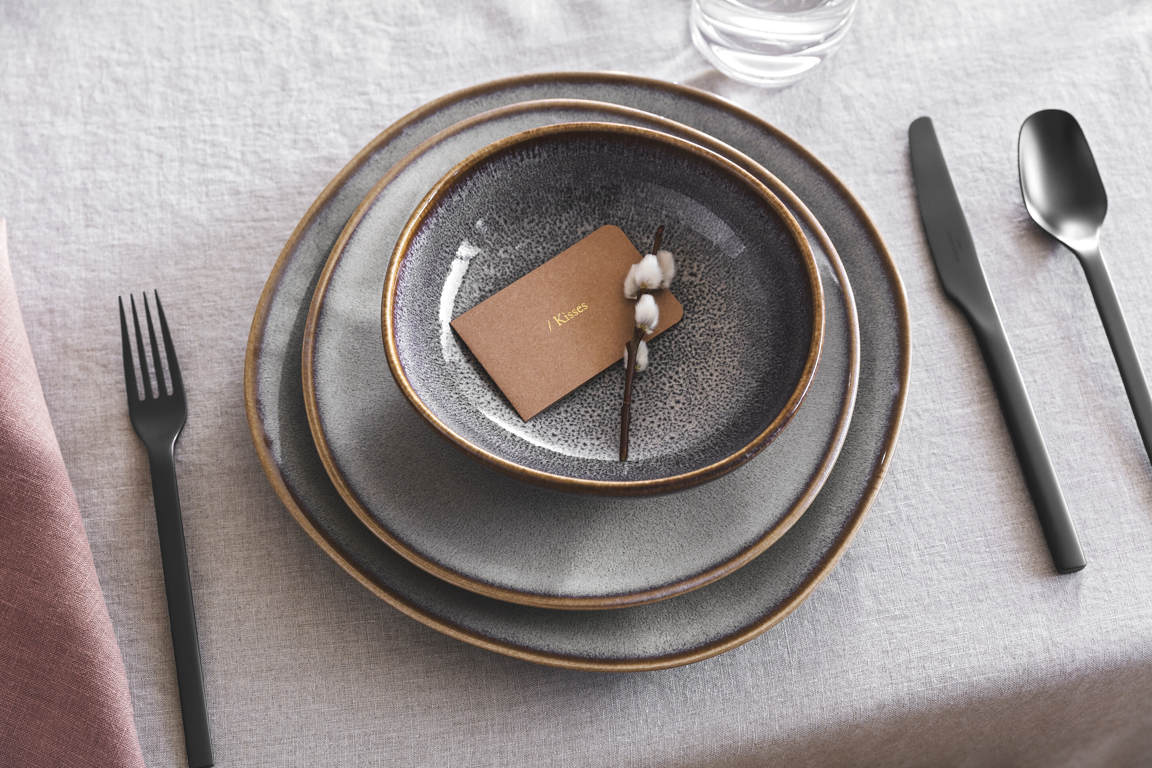Villeroy & Boch Lave Beige -ruokalautanen, 28 cm