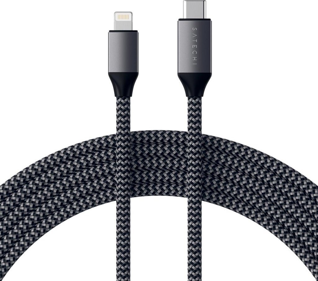 Satechi USB-C - Lightning -kaapeli, 1,8 m – 