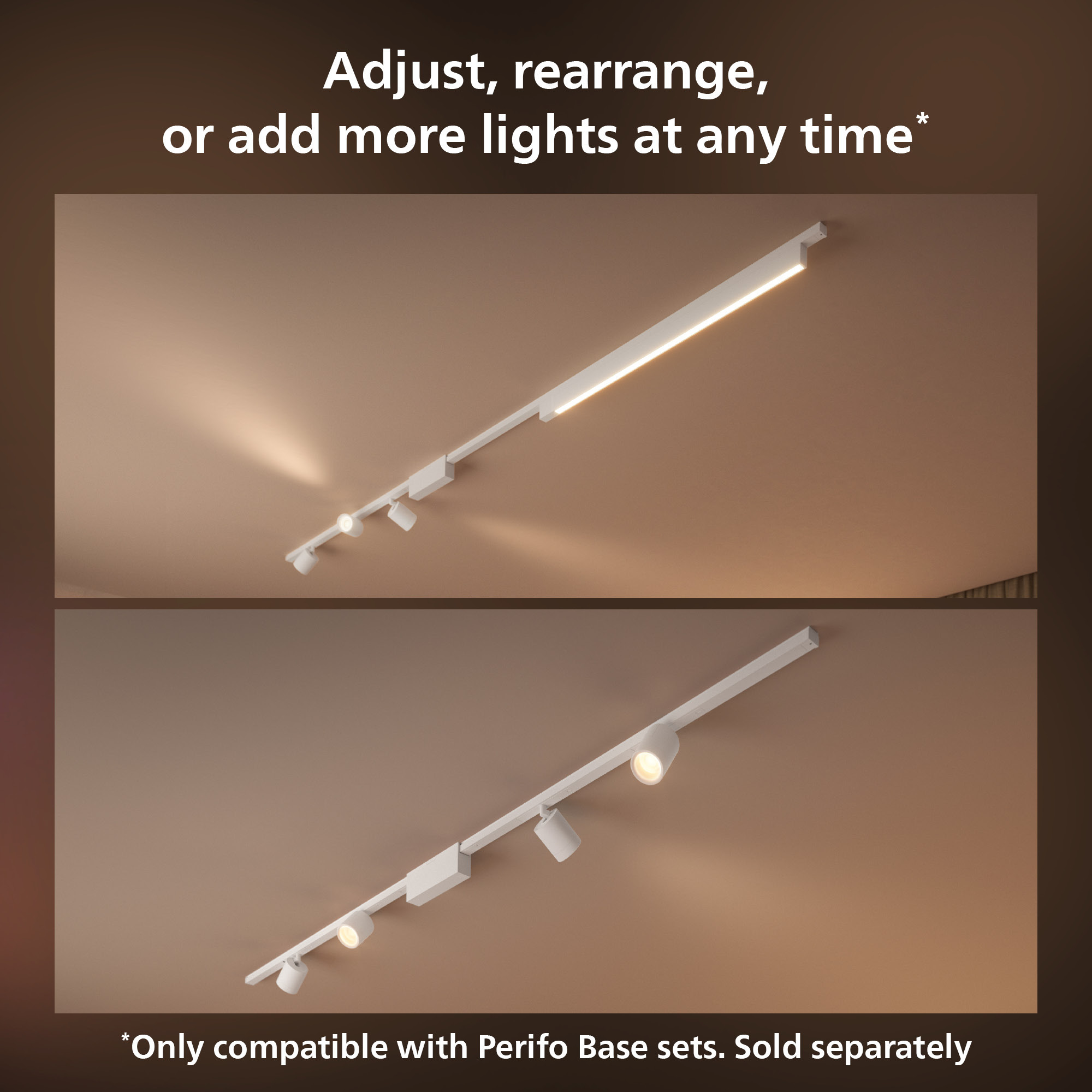 Philips Hue Perifo Cylinder -älykohdevalo, White and Color Ambiance, musta