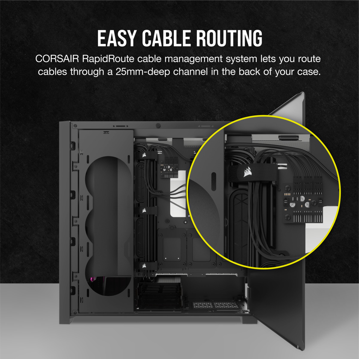 Corsair iCUE 5000D RGB AIRFLOW Mid Tower ATX-kotelo ikkunalla, musta