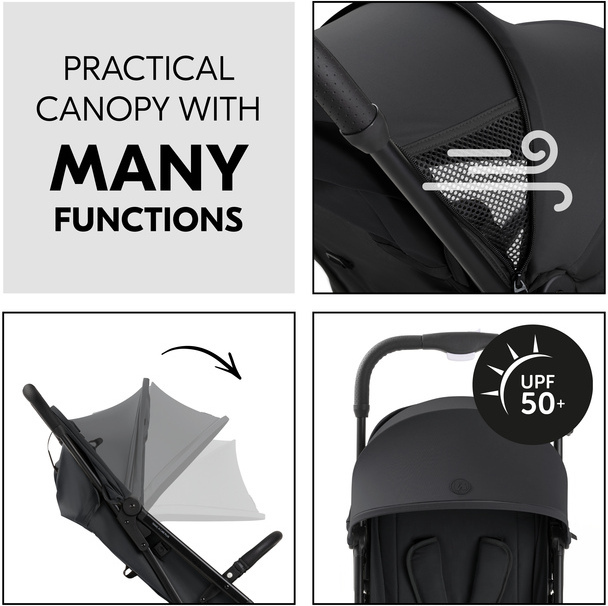 Hauck Travel N Care Plus -matkarattaat, Black