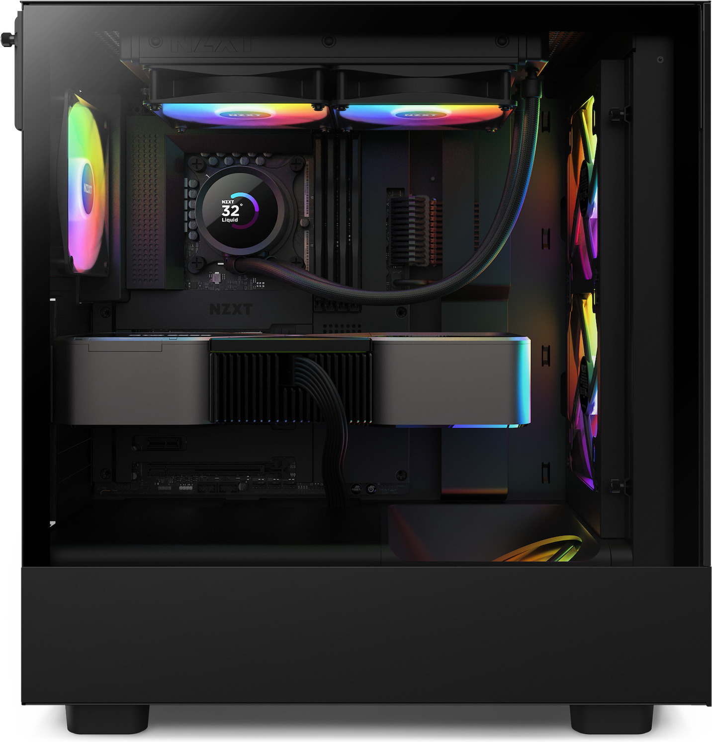 NZXT Kraken 240 RGB -nestejäähdytysjärjestelmä, valkoinen