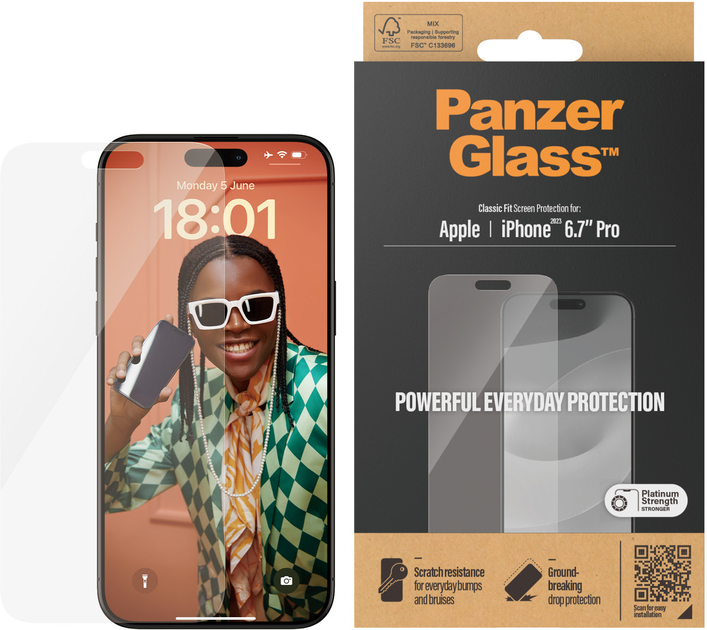 PanzerGlass-panssarilasi, iPhone 15 Pro Max