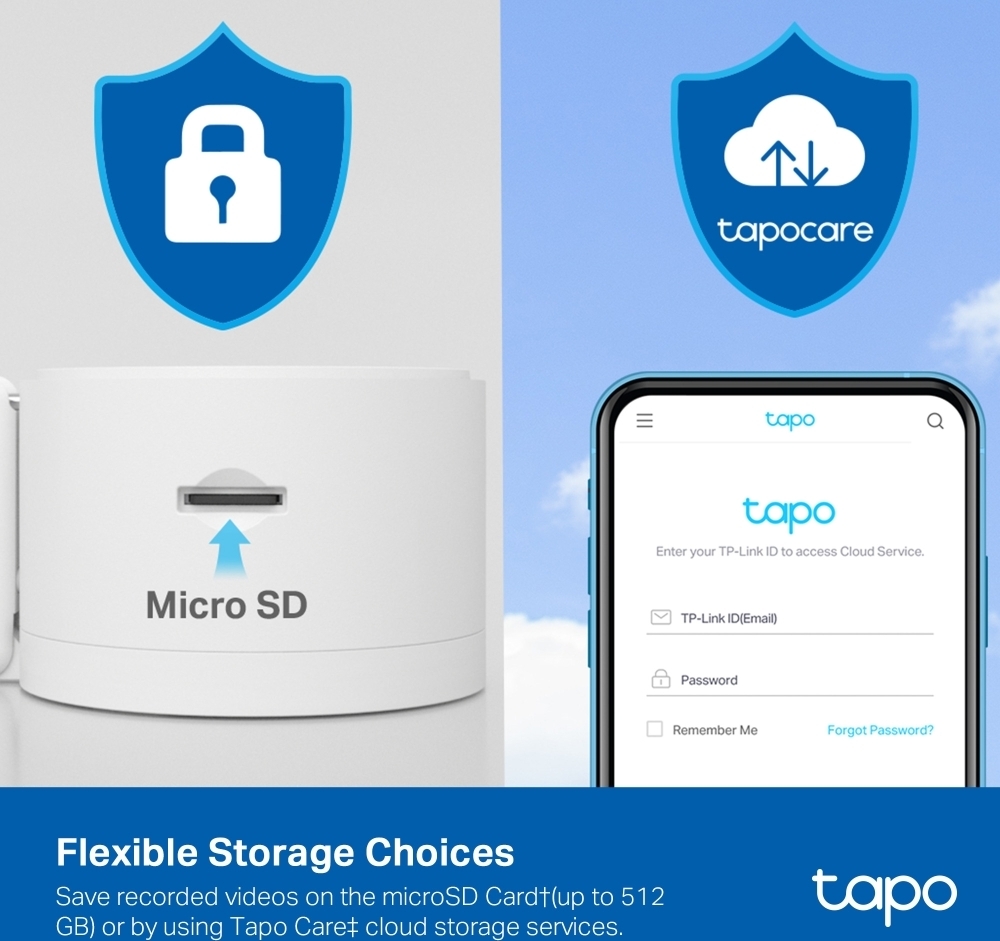 TP-LINK Tapo C125 -valvontakamera sisäkäyttöön