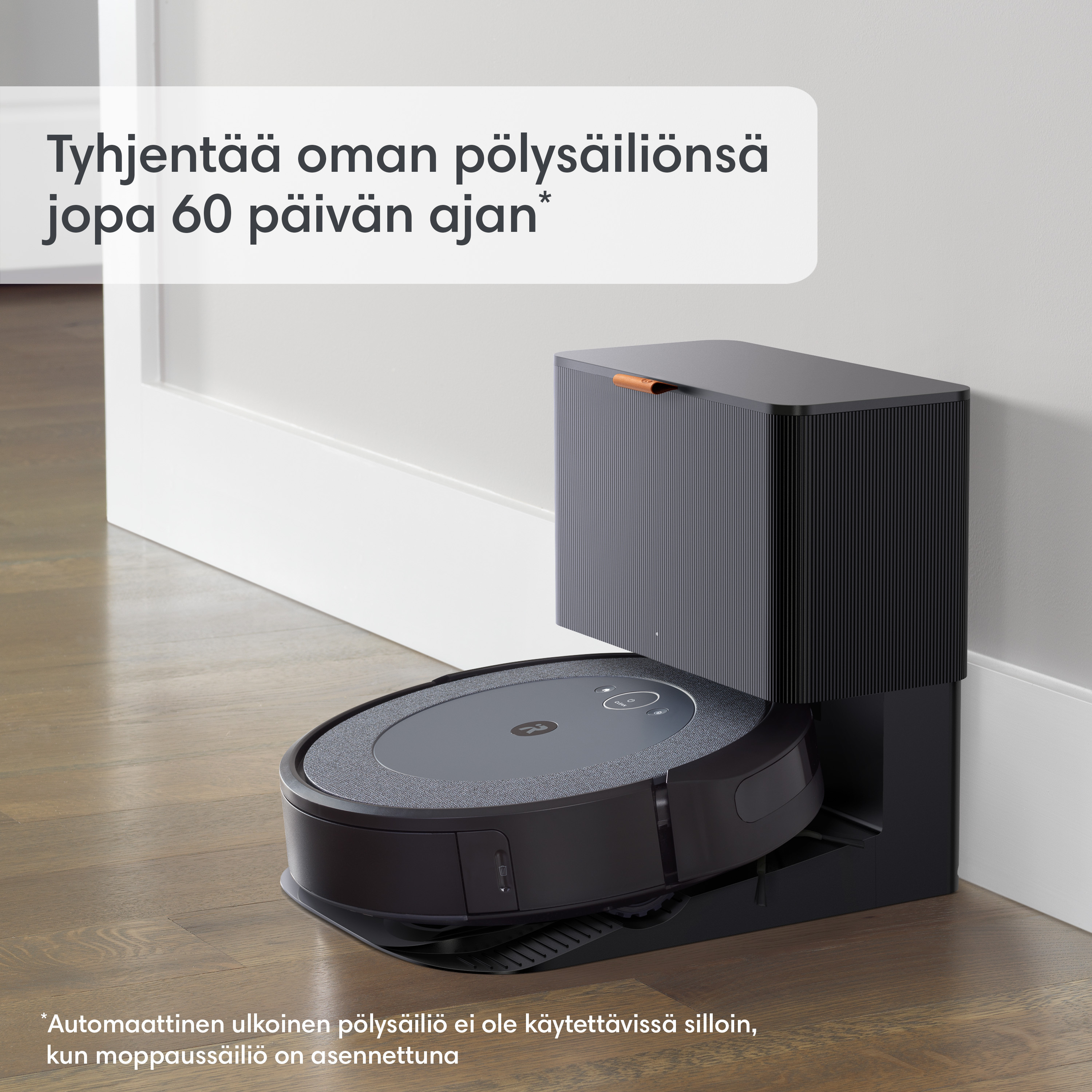 iRobot Roomba Combo i5+ -robotti-imuri tyhjennysasemalla