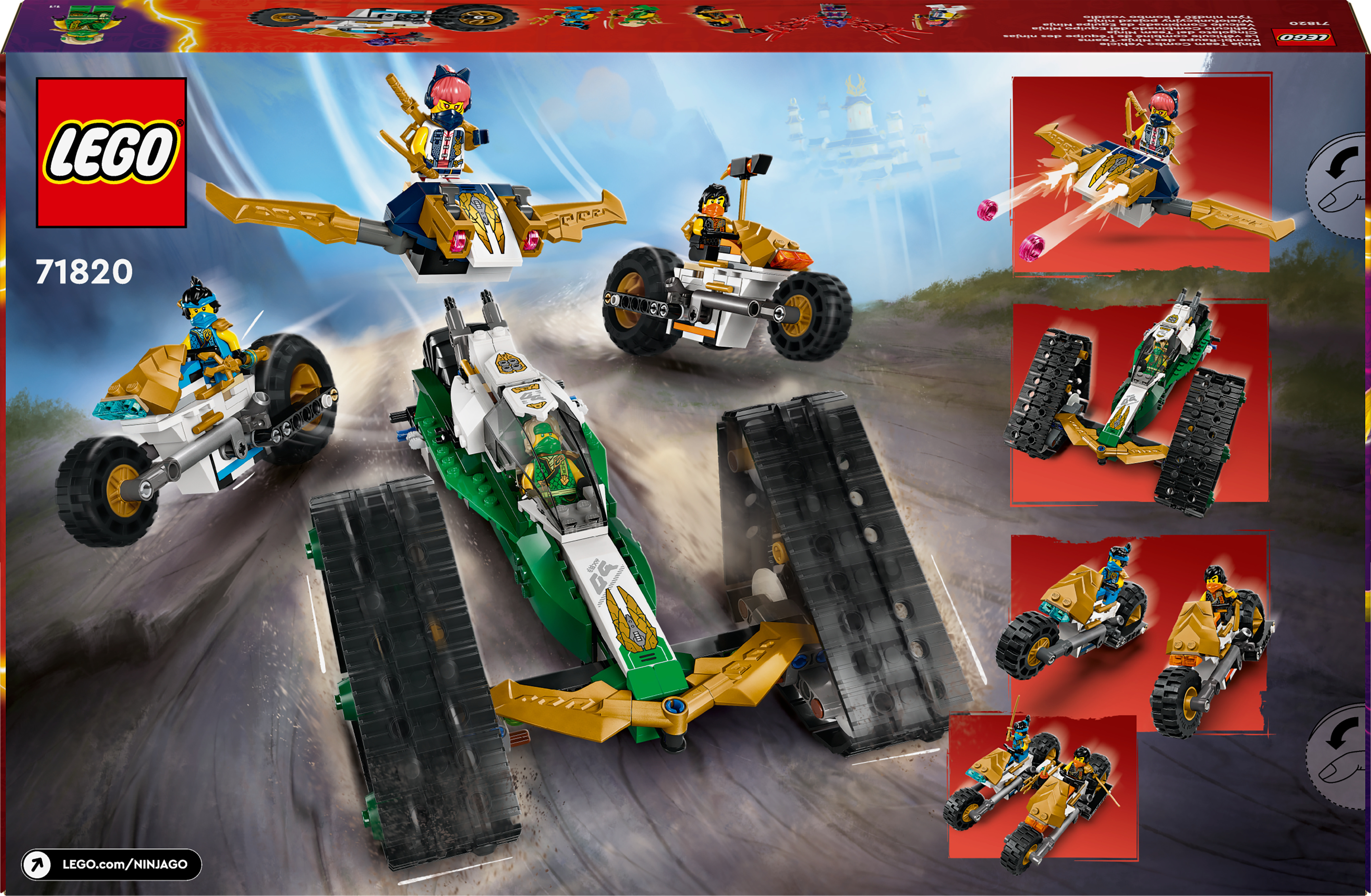 LEGO Ninjago 71820 - Ninjatiimin monitoimiajoneuvo