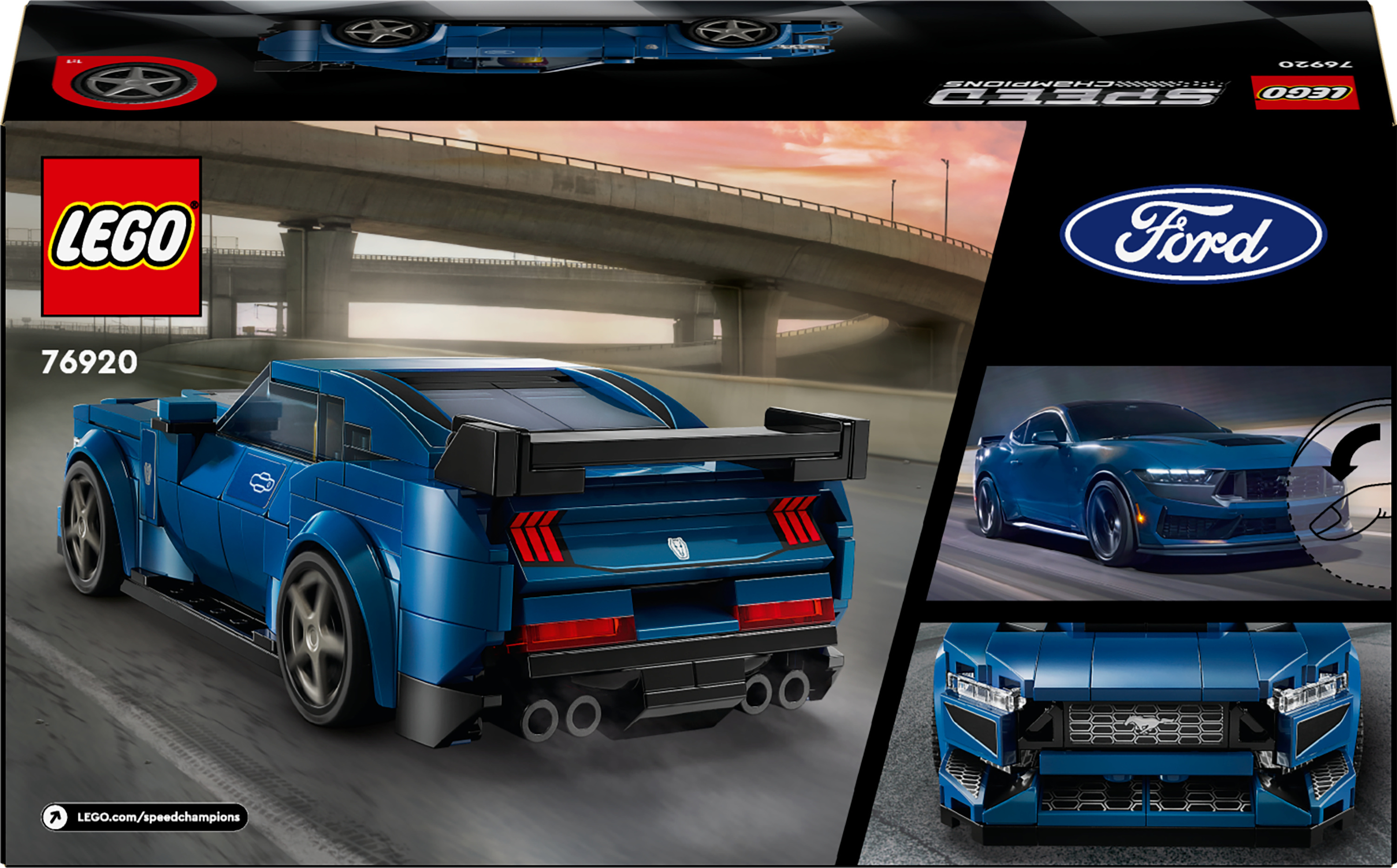 LEGO Speed Champions 76920  - Ford Mustang Dark Horse ‑urheiluauto