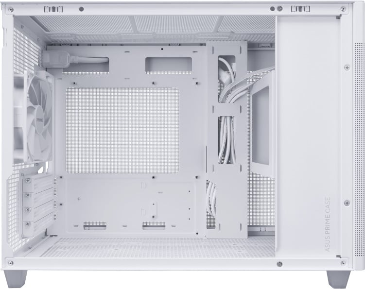 Asus Prime AP201 TG Micro-ATX-kotelo ikkunalla, valkoinen