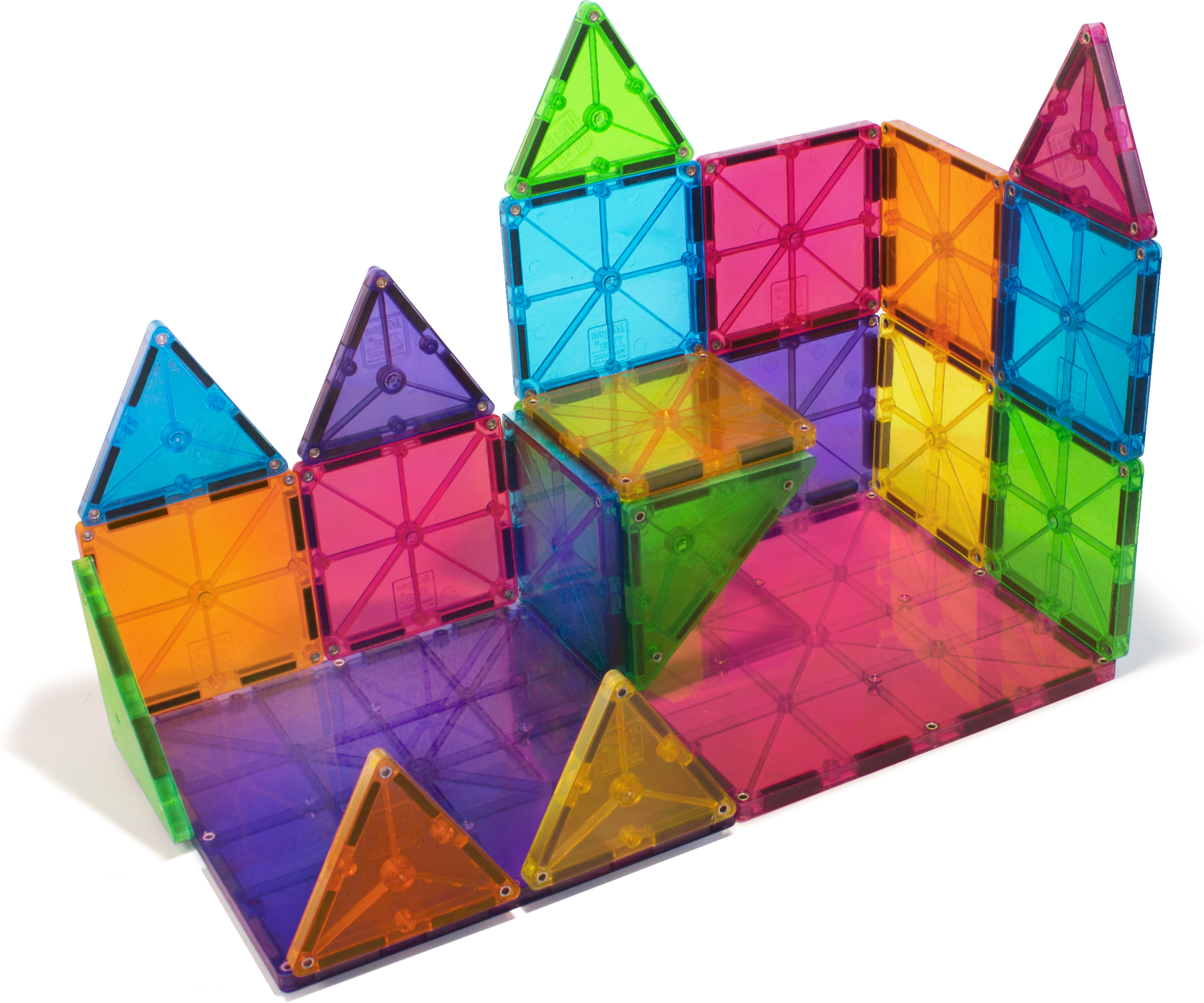 MAGNA-TILES® Clear Colours - magneettirakennussarja, 32 osaa