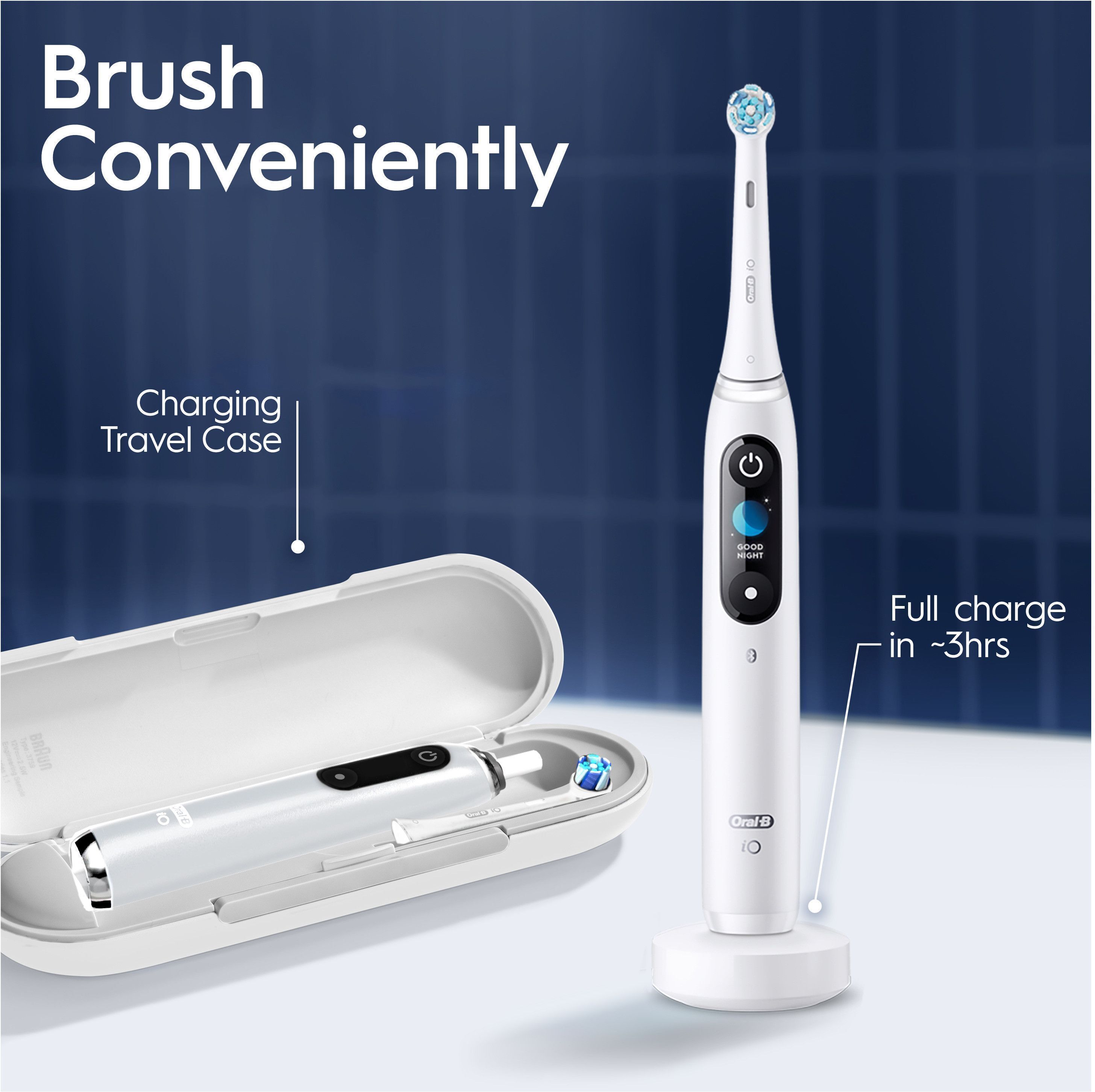 Oral-B iO Series 9s sähköhammasharja, valkoinen