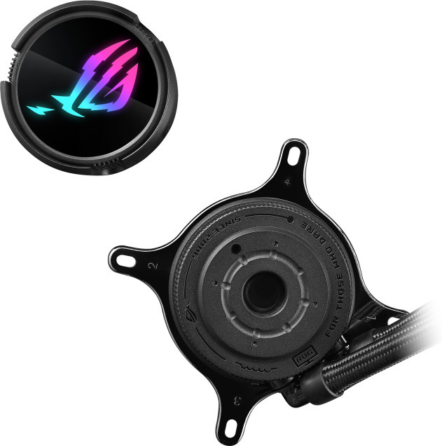 Asus ROG STRIX LC III 240 ARGB -nestejäähdytysjärjestelmä, musta