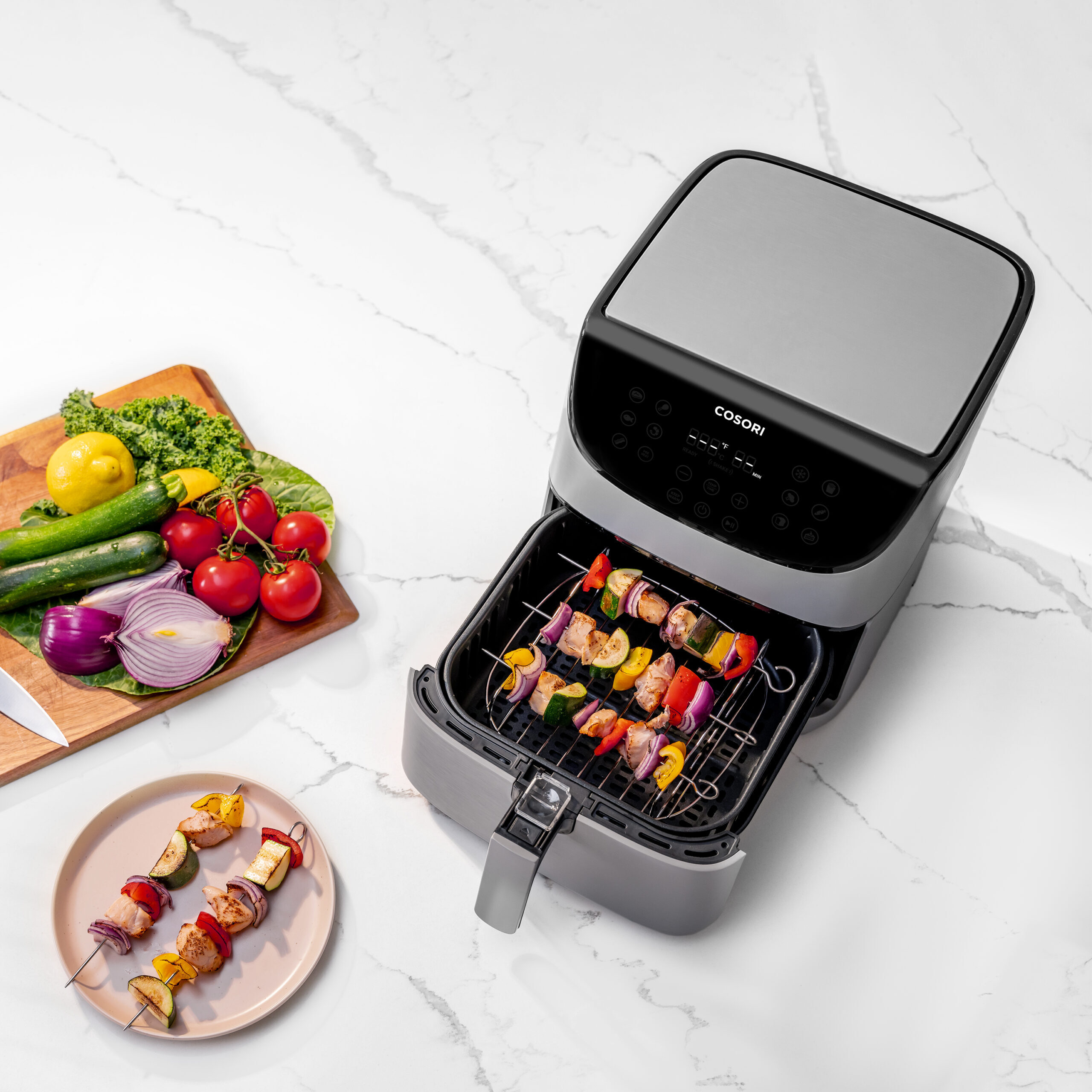 Cosori Premium 5.5 L airfryer, harmaa