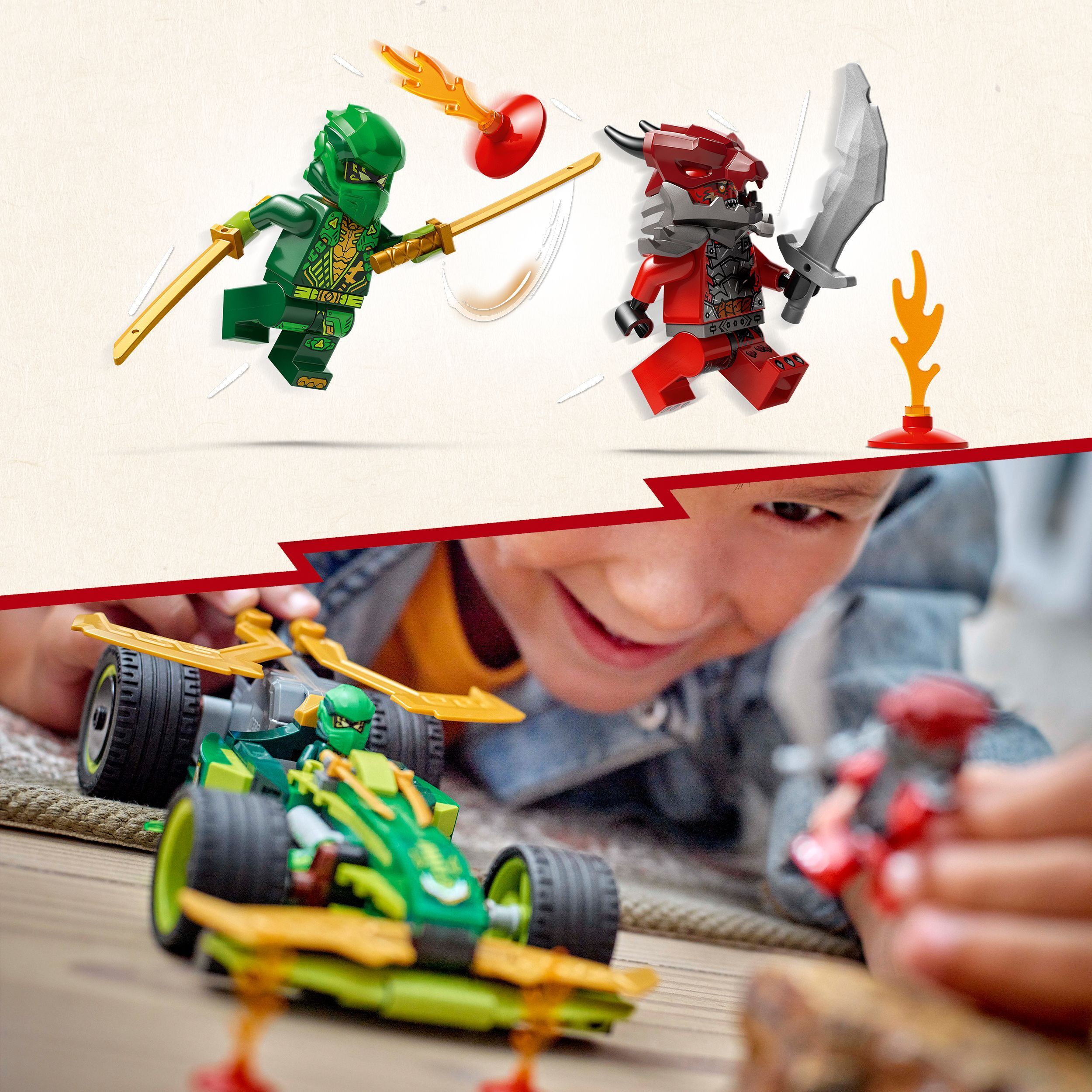 LEGO Ninjago 71828 – Lloydin vetomoottorikilpa-auto