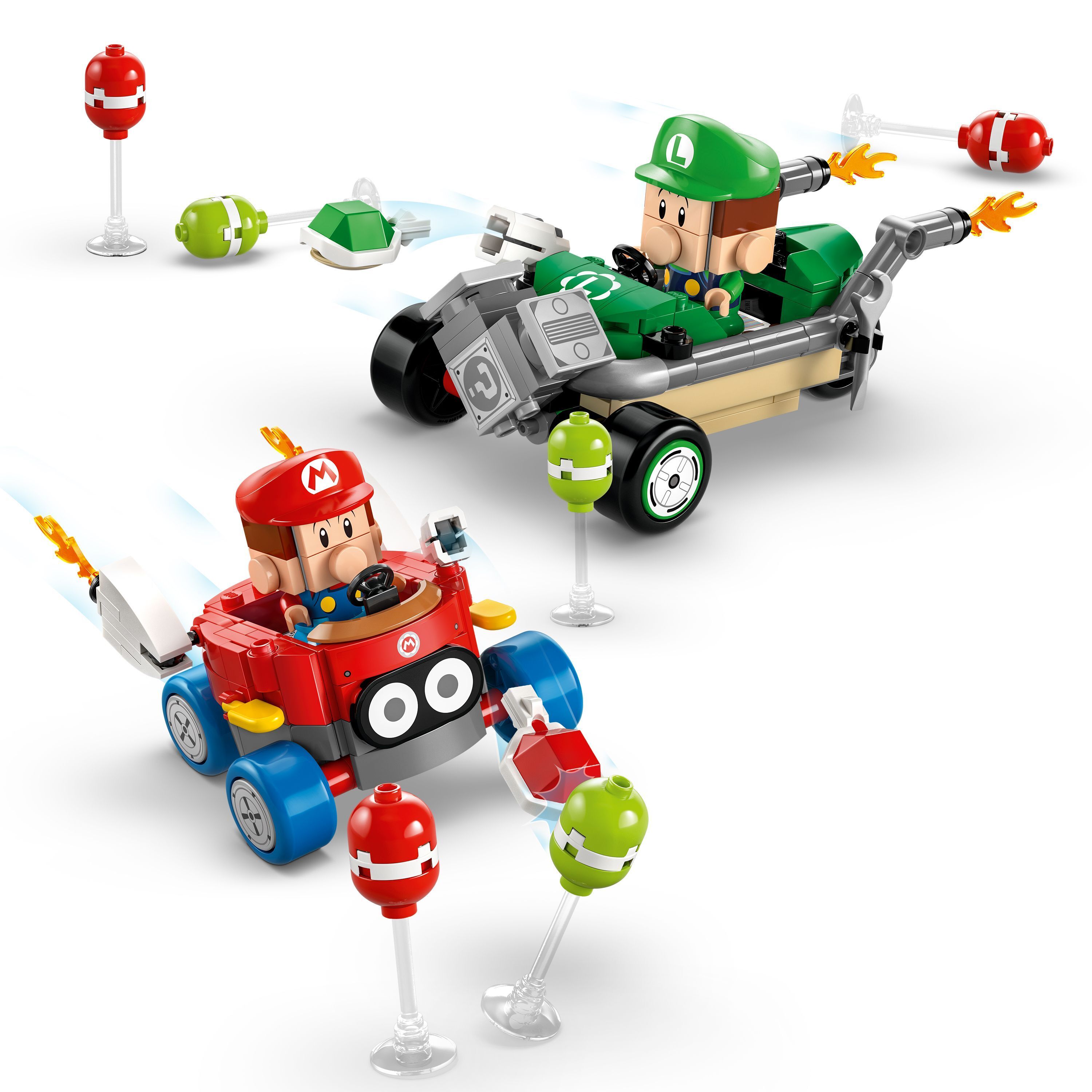 LEGO Super Mario 72034 – Mario Kart™ – Baby Mario vastaan Baby Luigi