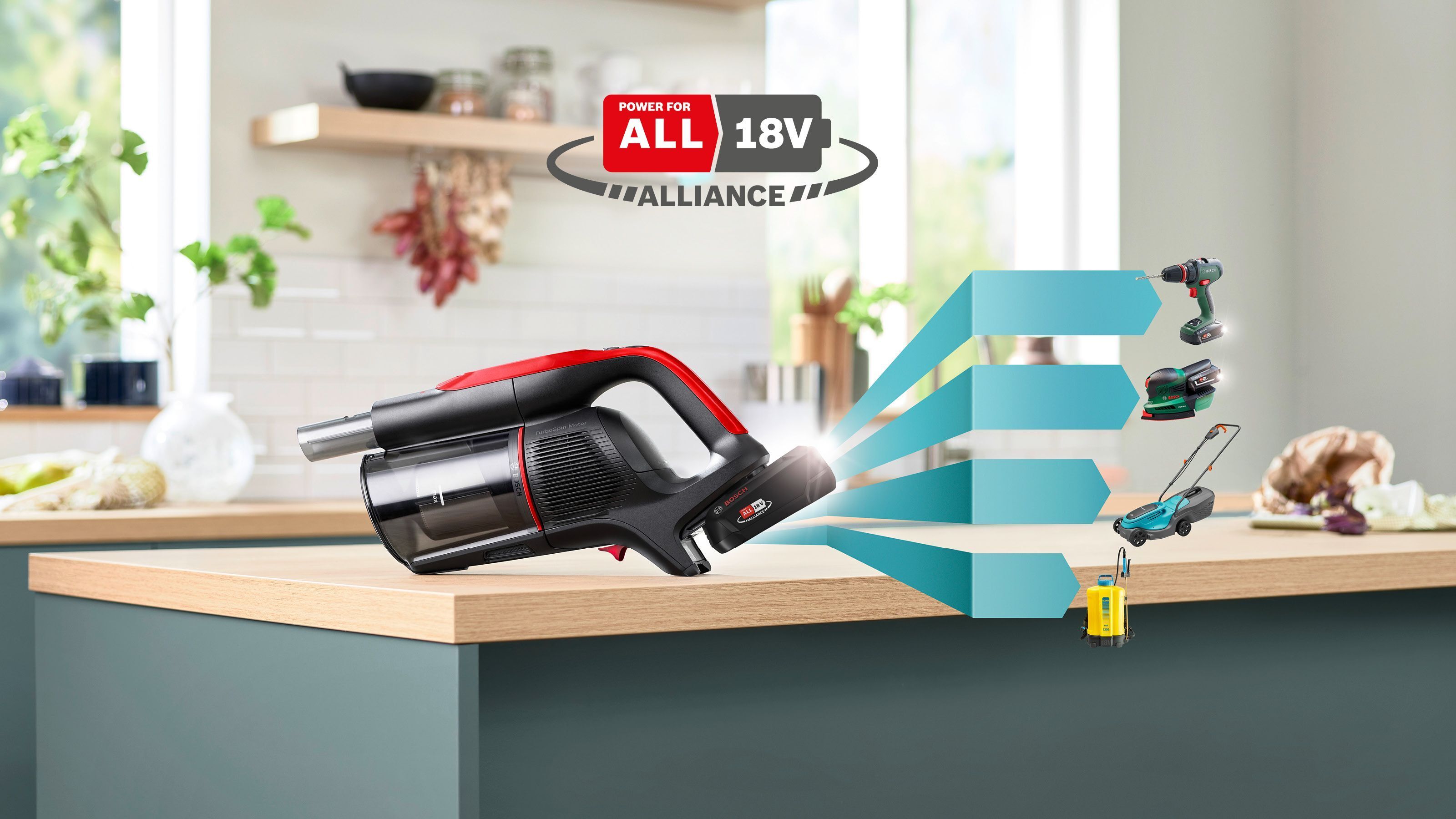 Bosch Unlimited 10 ProAnimal varsi-imuri, BCS1041PET, punainen