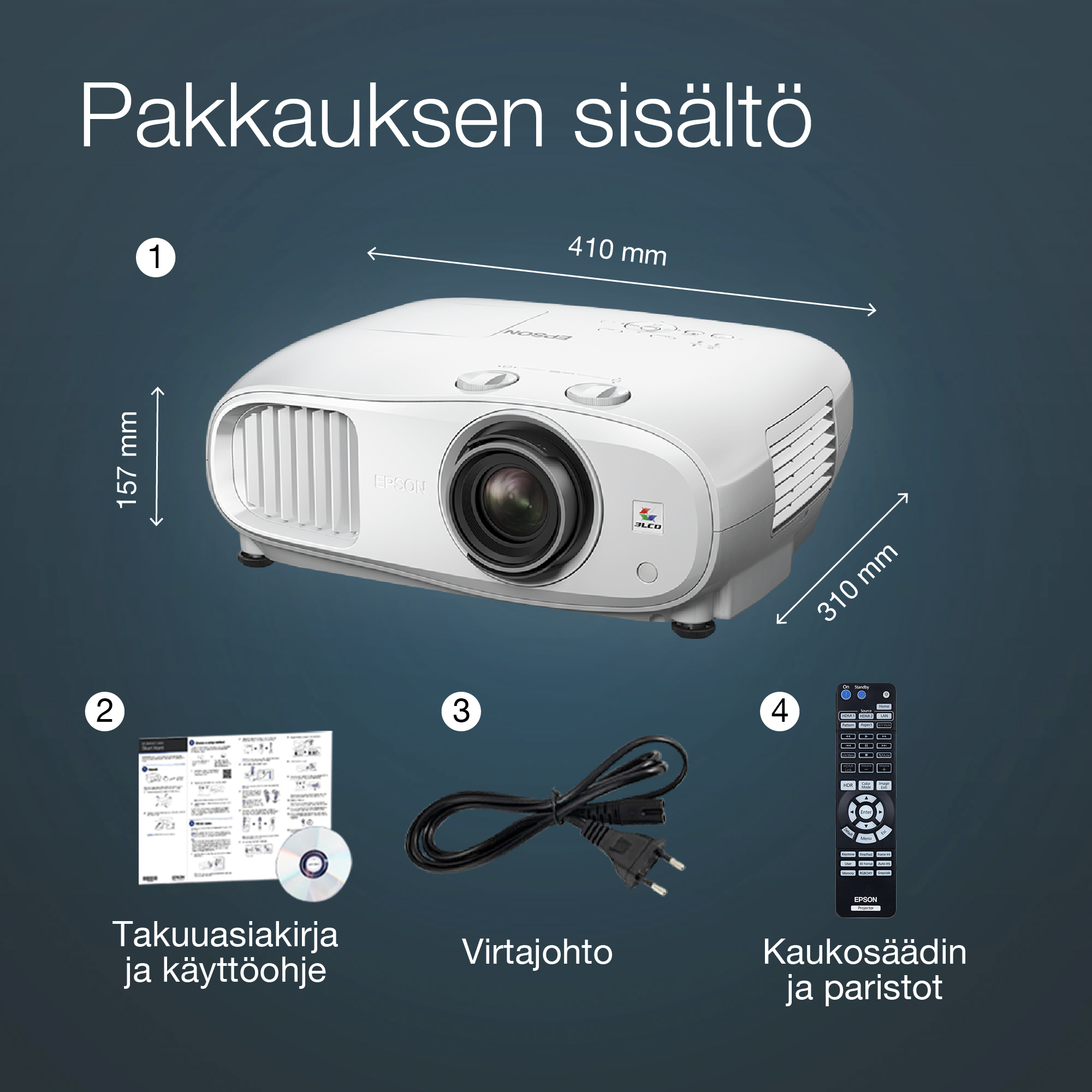 Epson EH-TW7000 4K PRO-UHD -projektori