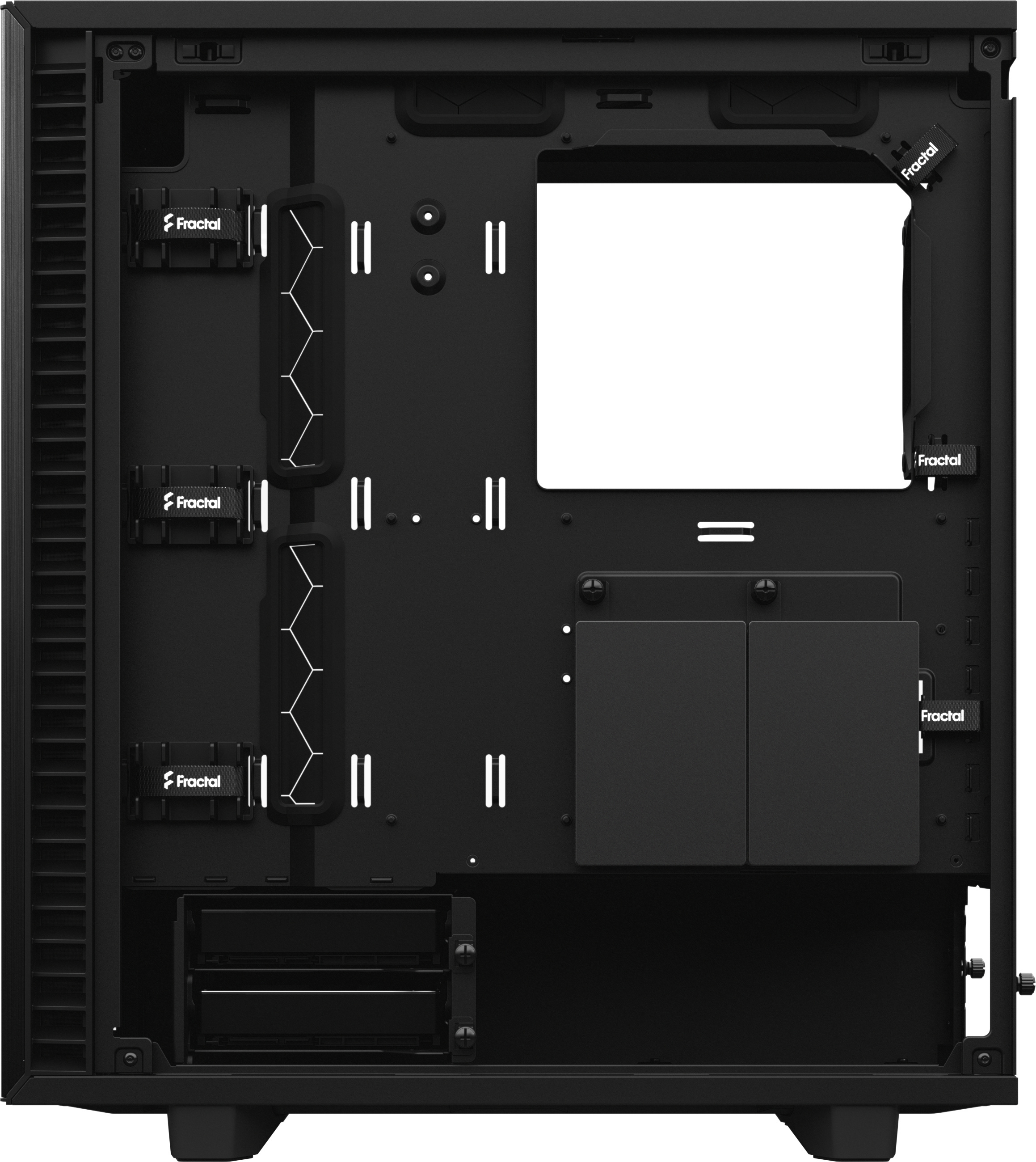 Fractal Design Define 7 Compact ATX-kotelo ikkunalla, musta