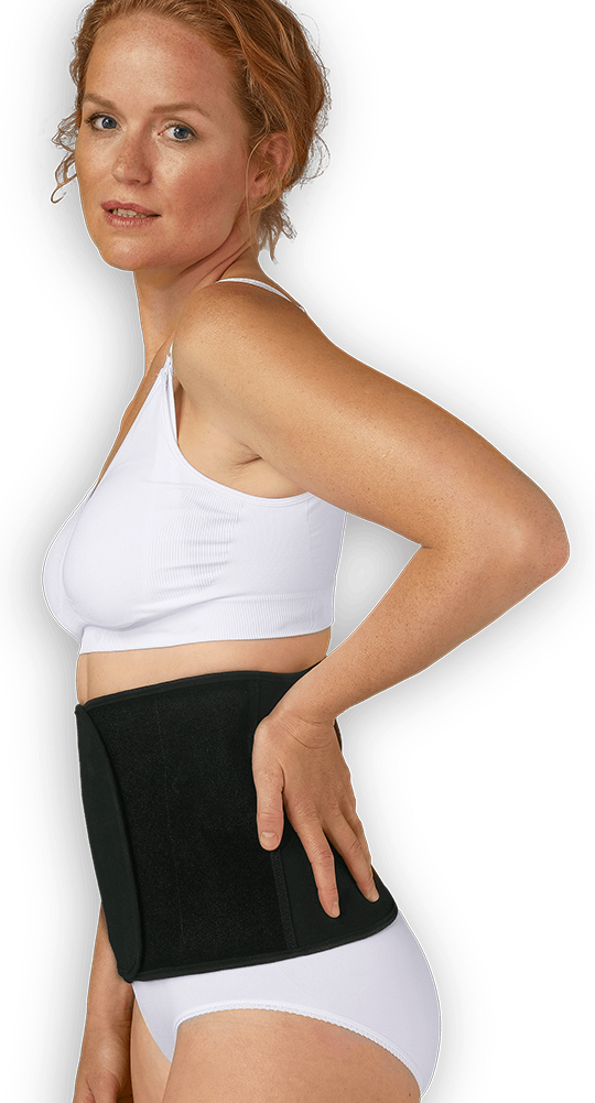 Carriwell Post Birth Belly Binder -raskauden jälkeinen tukivyö, musta, koko L/XL