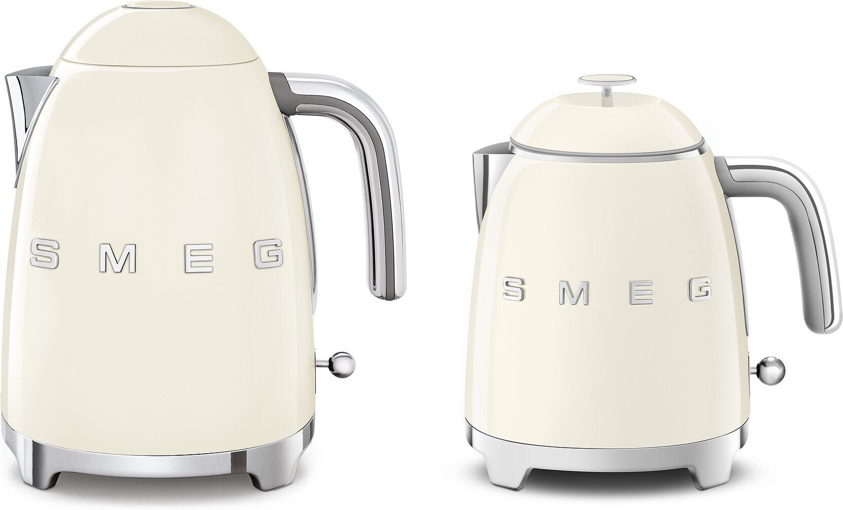Smeg KLF05CREU -vedenkeitin, kermanvalkoinen