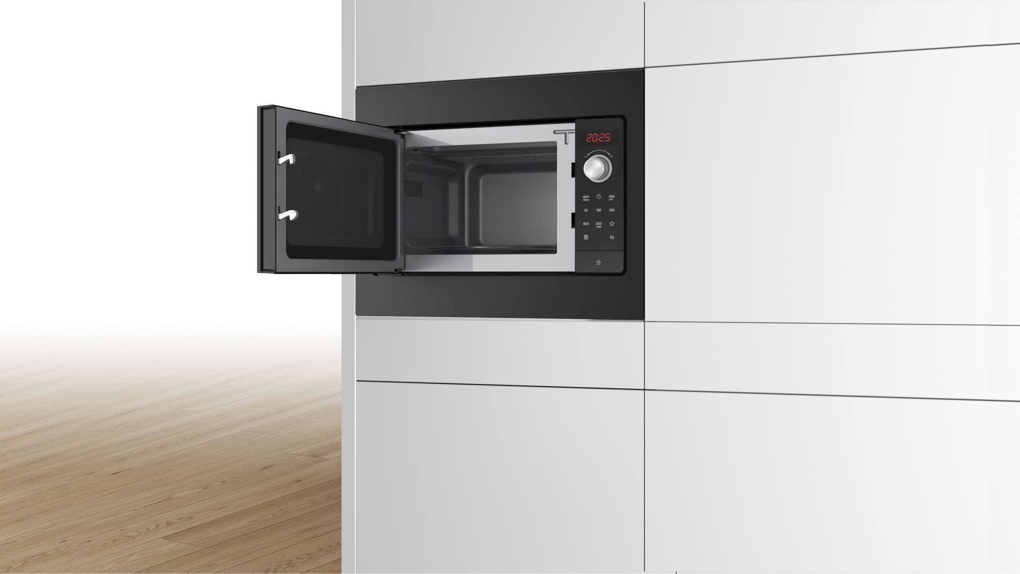 Bosch BFL523MB3 Serie 2 mikroaaltouuni, musta