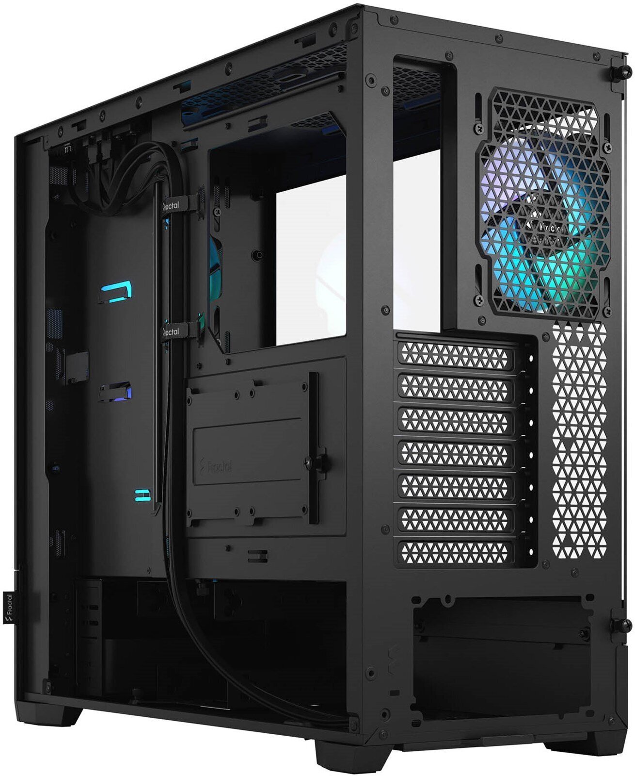 Fractal Design Pop Air RGB Black TG ATX-kotelo ikkunalla, musta