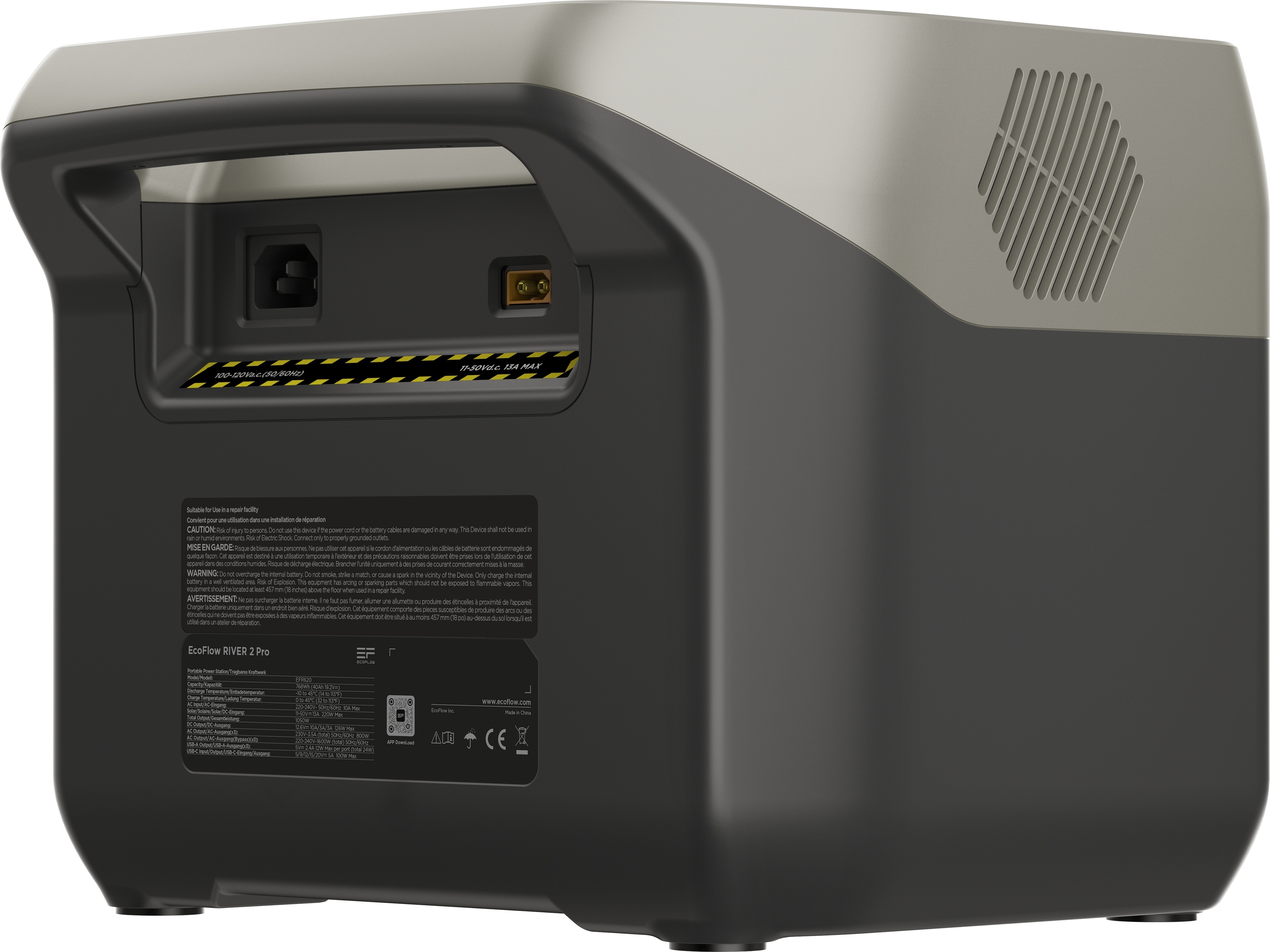 EcoFlow River 2 Pro kannettava virta-asema, 768 Wh