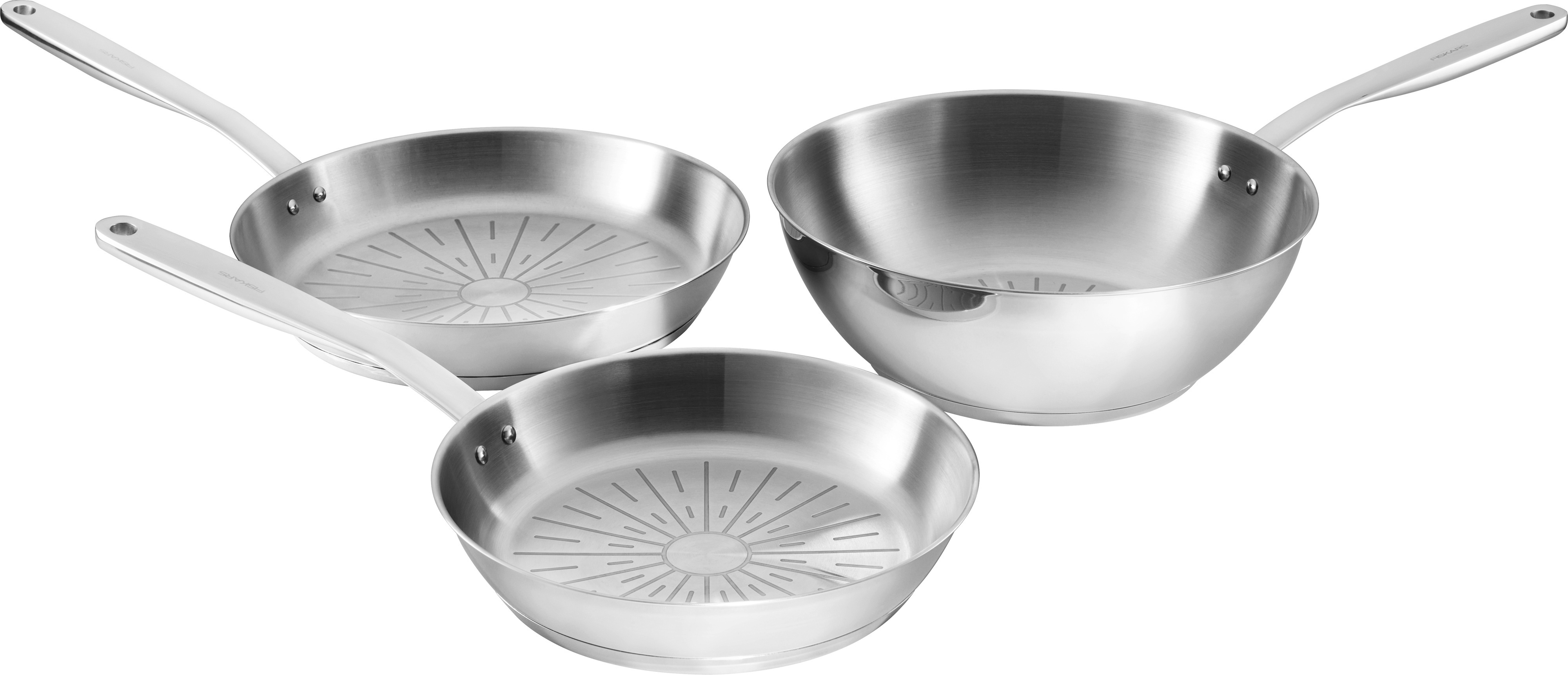 Fiskars All Steel Pure -paistinpannu, ruostumaton teräs, 28 cm